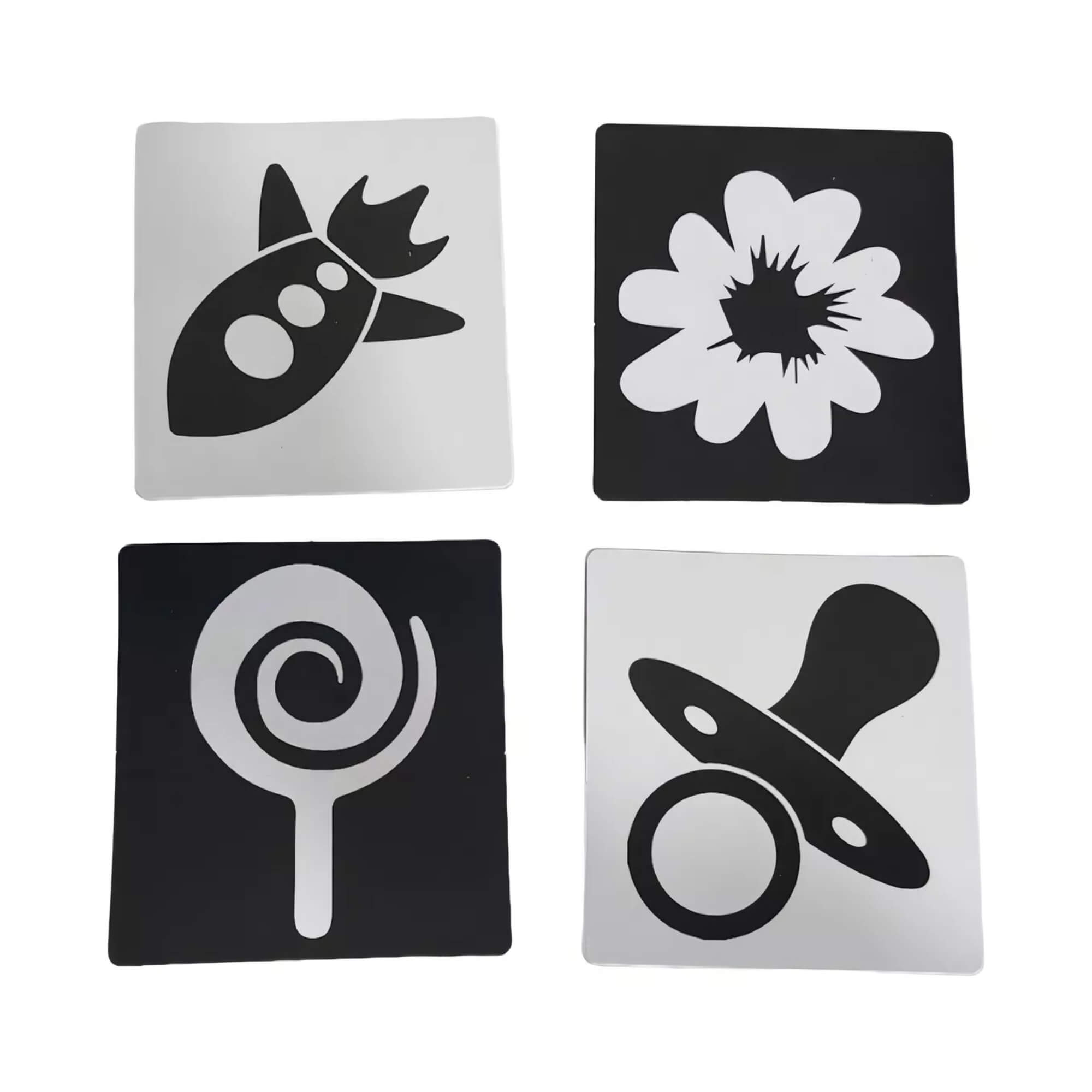 Cartões de Estímulos de Alto Contraste Montessori Baby Cards 0-3 Meses Cooper Fun - 00167