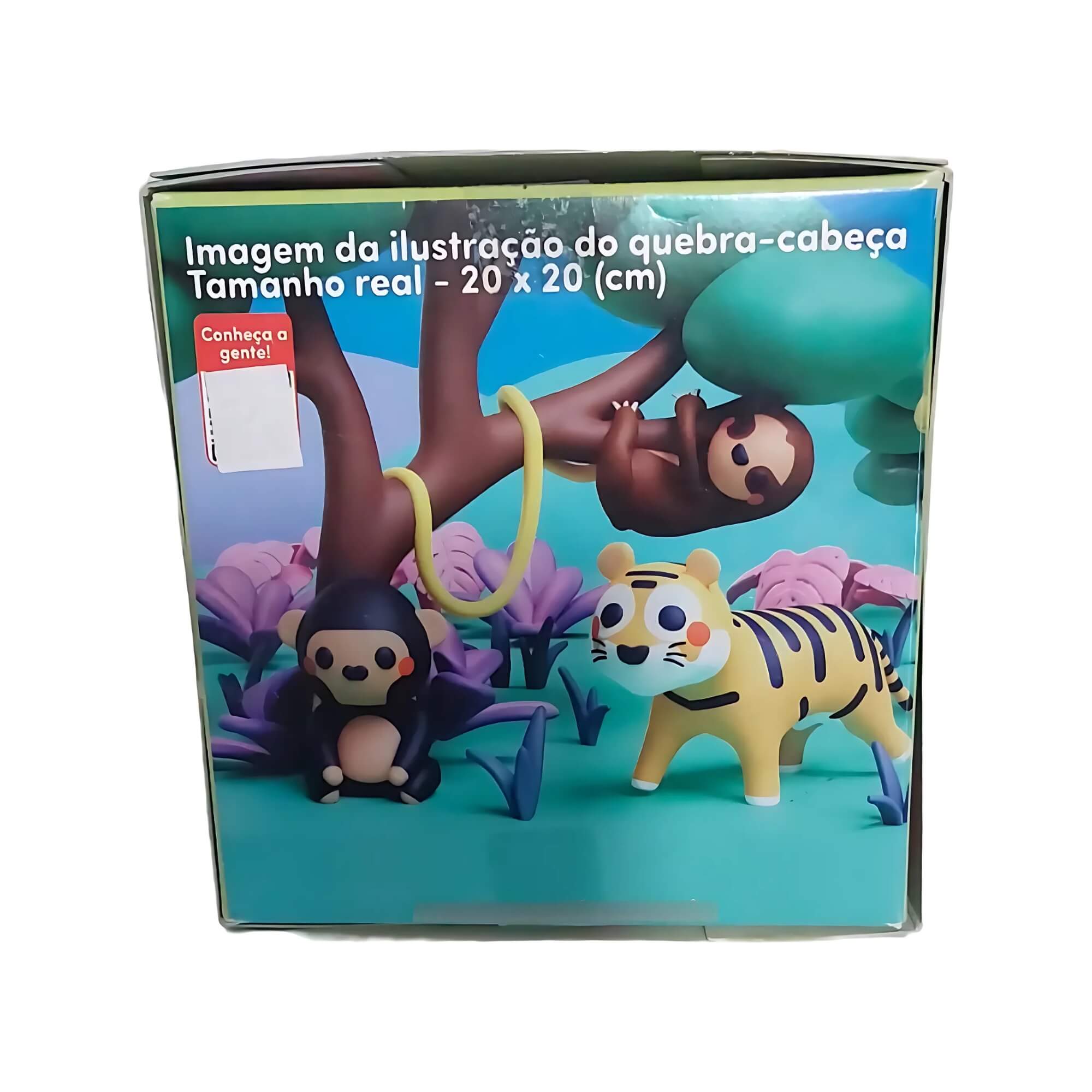 Quebra Cabecinha para os Pequeninos Floresta com 4 Peças Grandes Cooper Fun - 00169