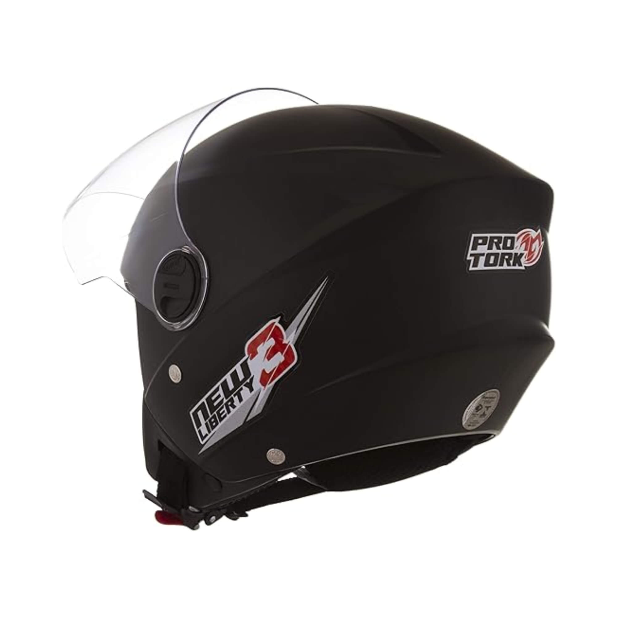 Capacete New Liberty Three Preto Fosco Tamanho 58 Pro Tork - CAP-489PTF