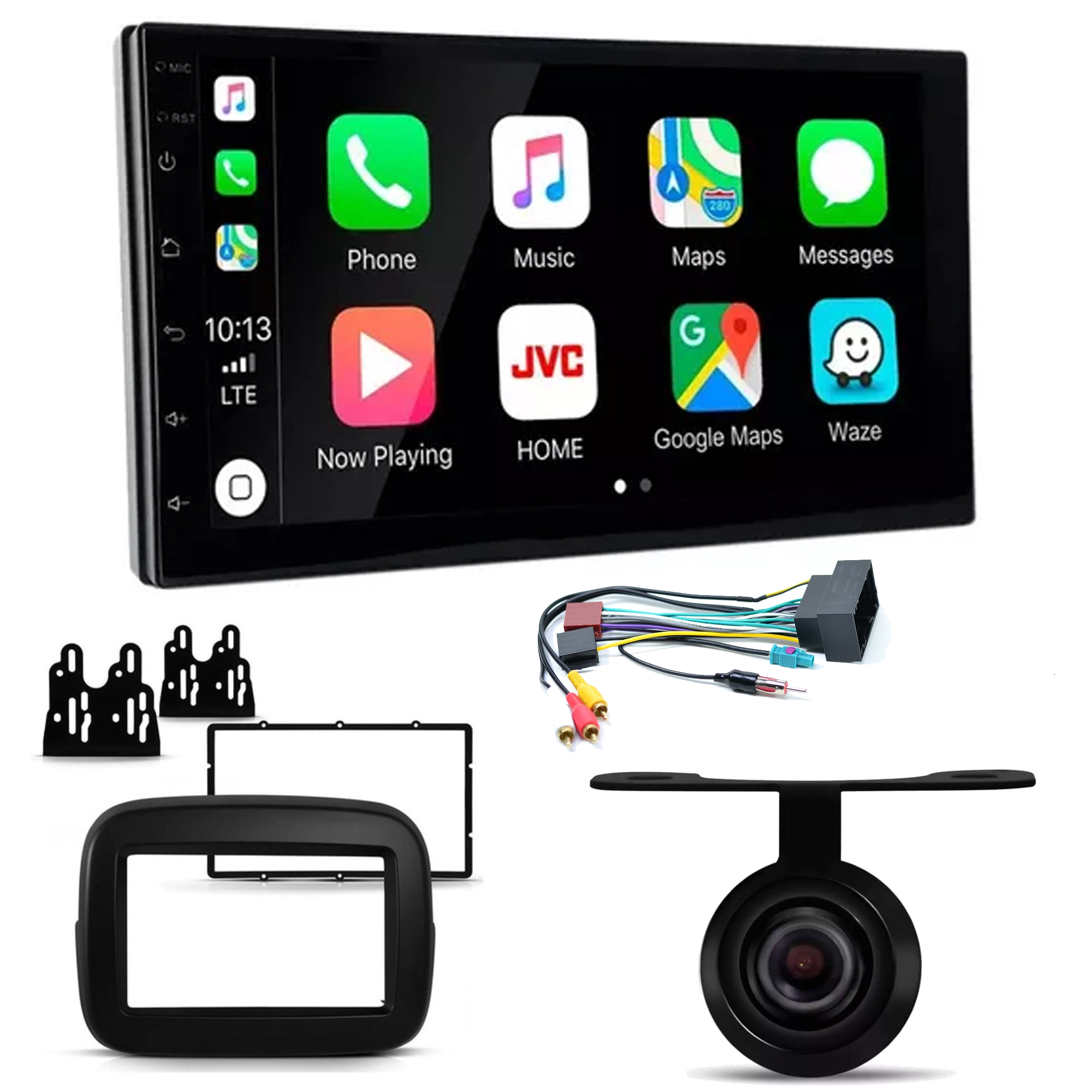 COMP Kit Multimidia Android Mobi 7" 2+32GB Carplay e Android Auto H-Tech - HT-7210CA