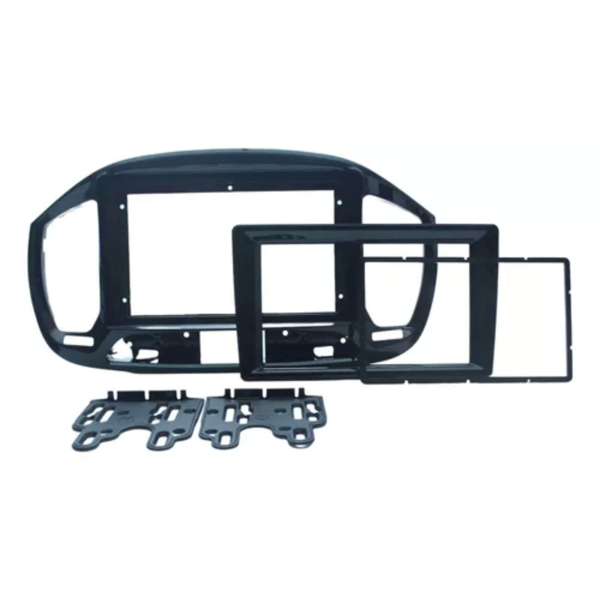 Moldura 9" Polegadas Uno 15/21 c/ Adaptador 7" Pol cor Black Piano CH/JP Fiammon - FY02210063