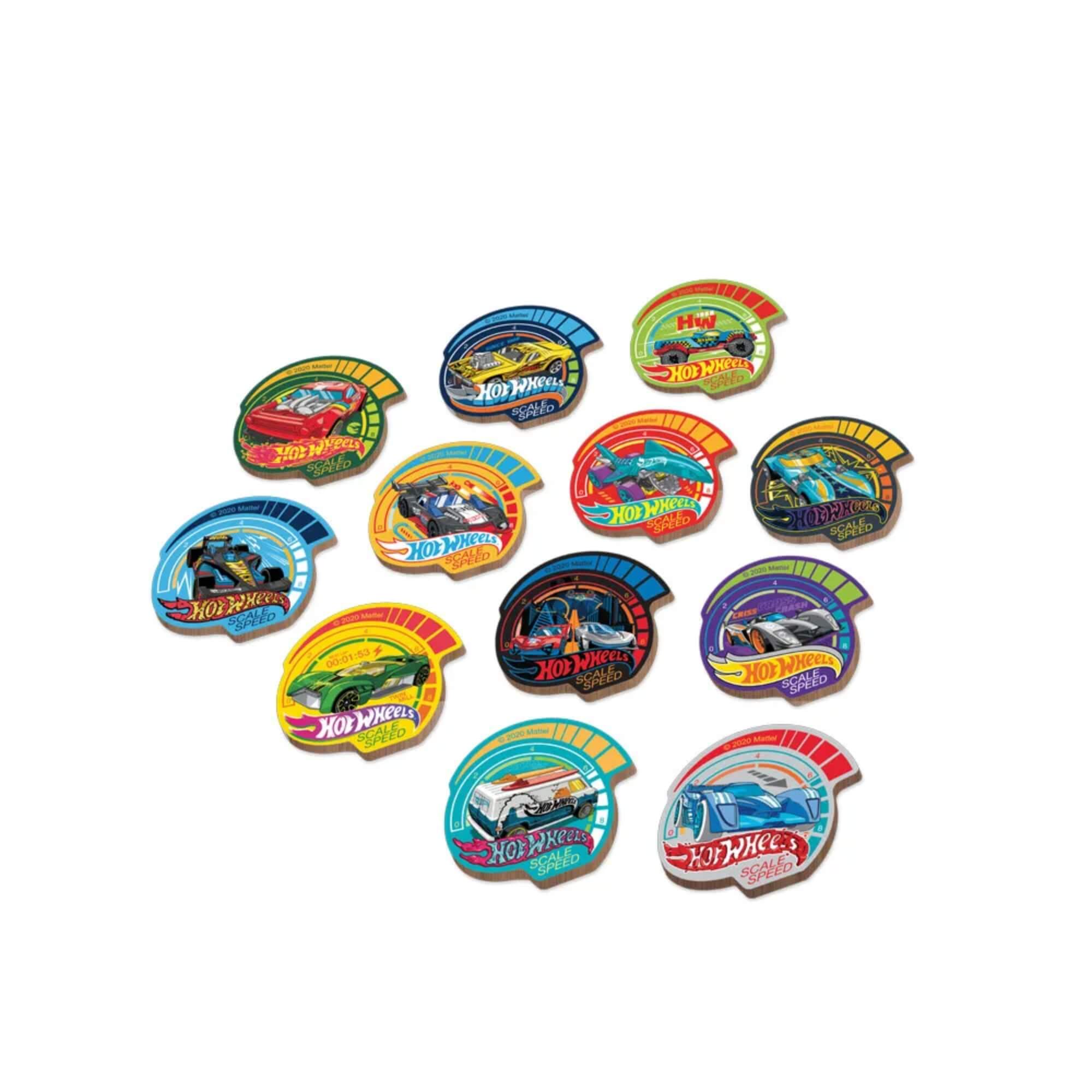 Jogo da Memória Infantil Hot Wheels 24 Peças Ilustradas Xalingo - 23232