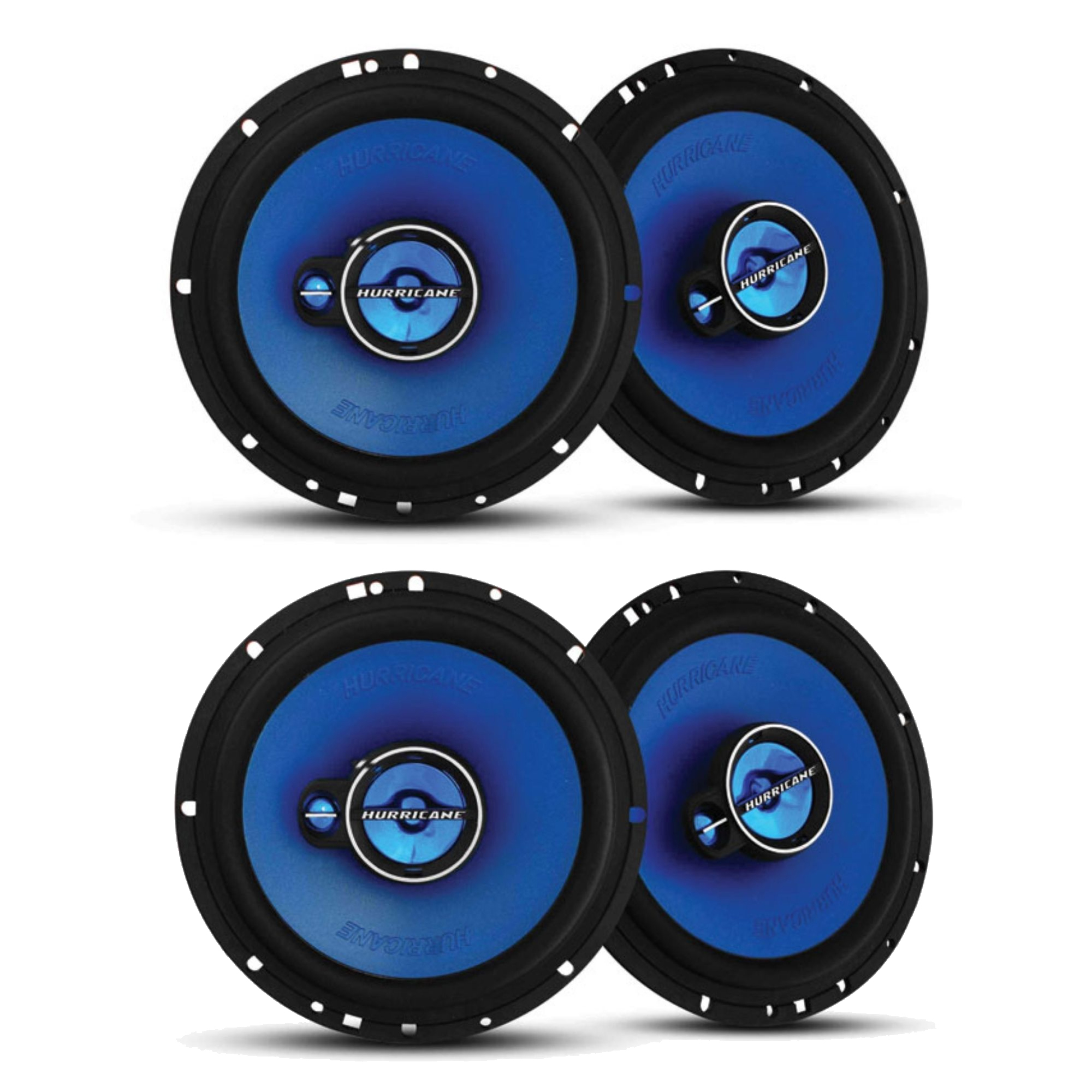 COMP Kit 4 Alto Falante Porta Hurricane 6 Polegadas 200w Triak Triaxial