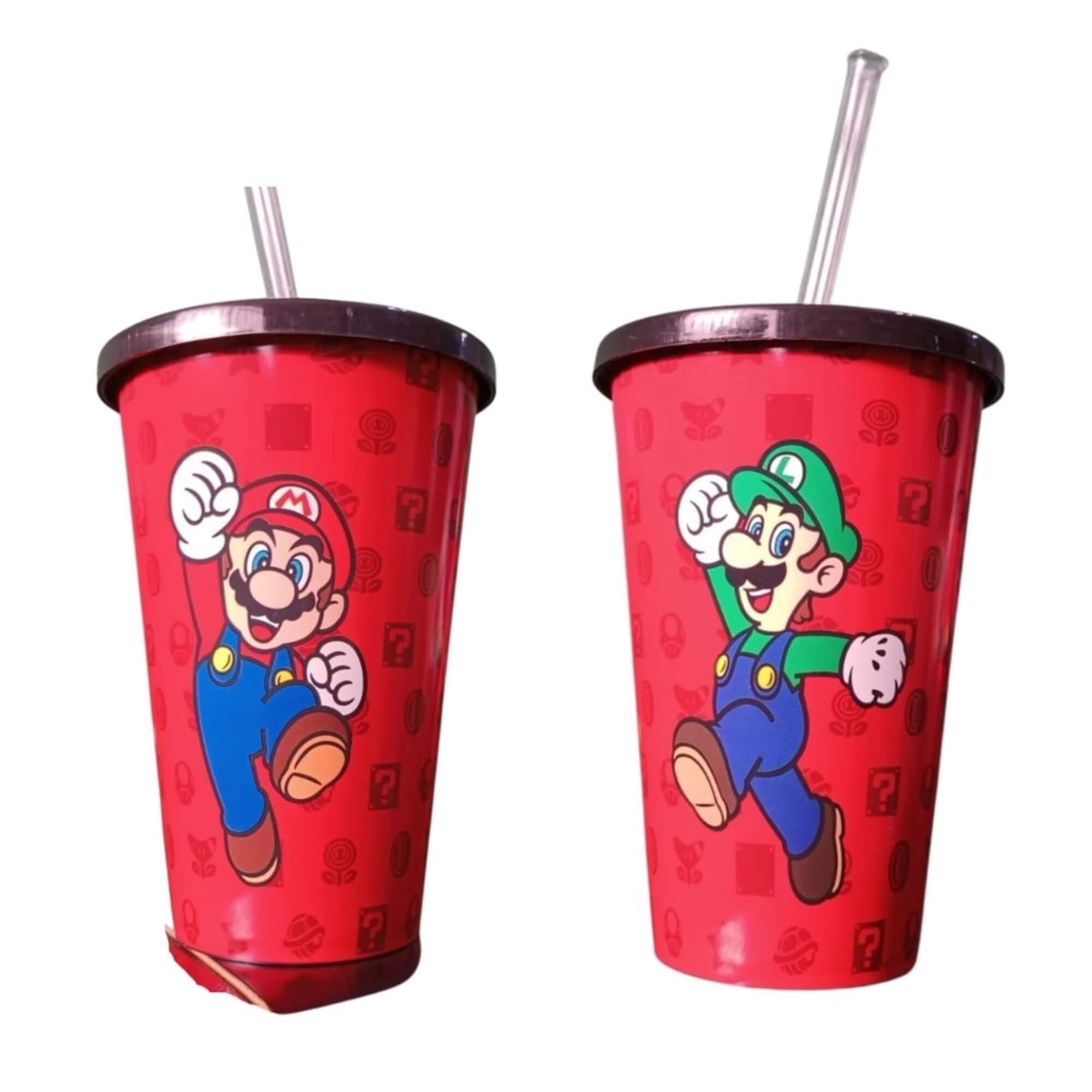 Kit Almofada Pipoca Fibra Suede Super Mario Evergreen Zona Criativa - 10064896