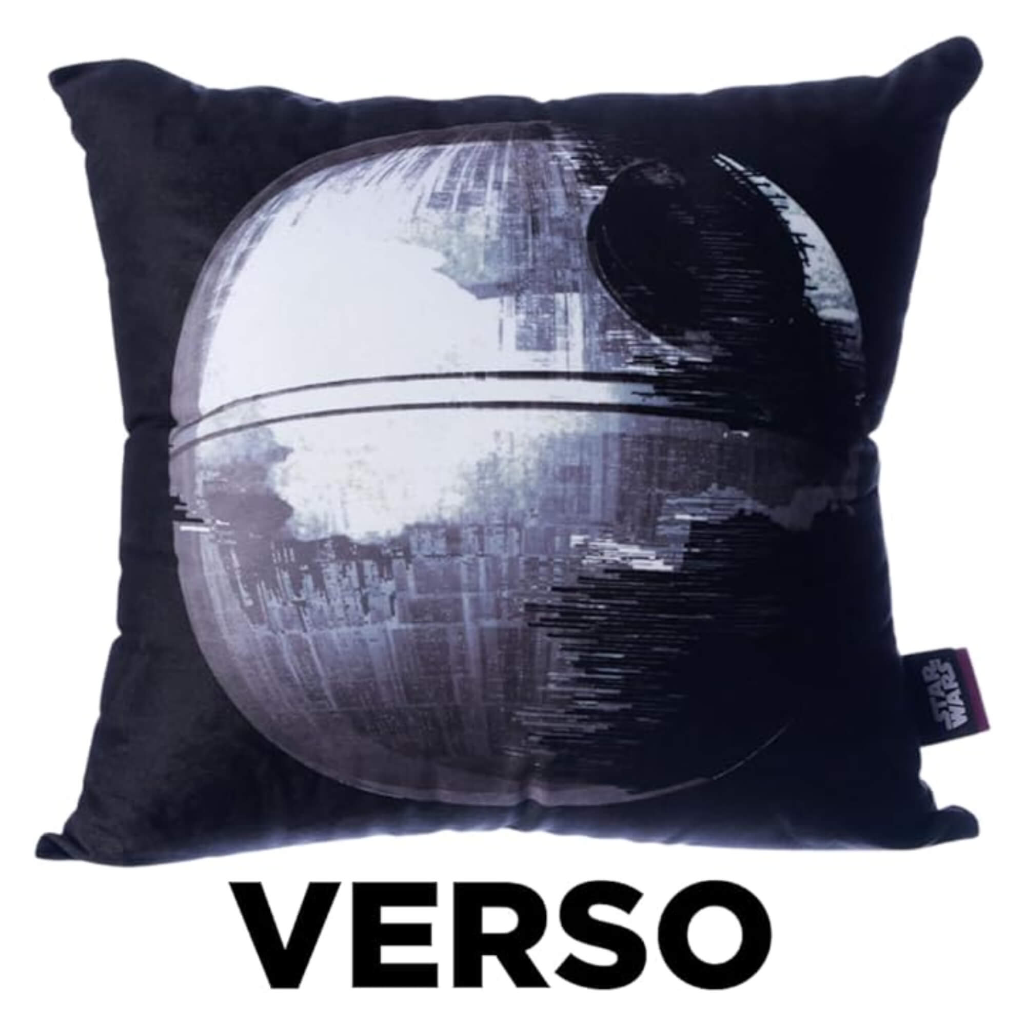 Almofada Fibra Veludo 40x40cm Star Wars Zona Criativa - 10065003