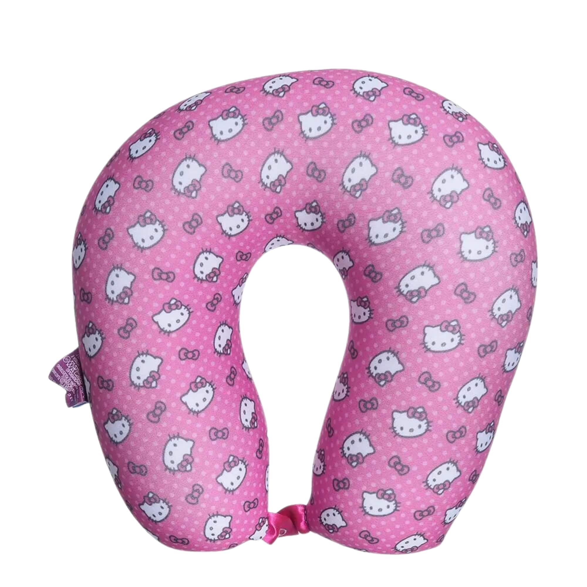 Almofada Pescoço Hello Kitty Microperolas Zona Criativa - 10065323