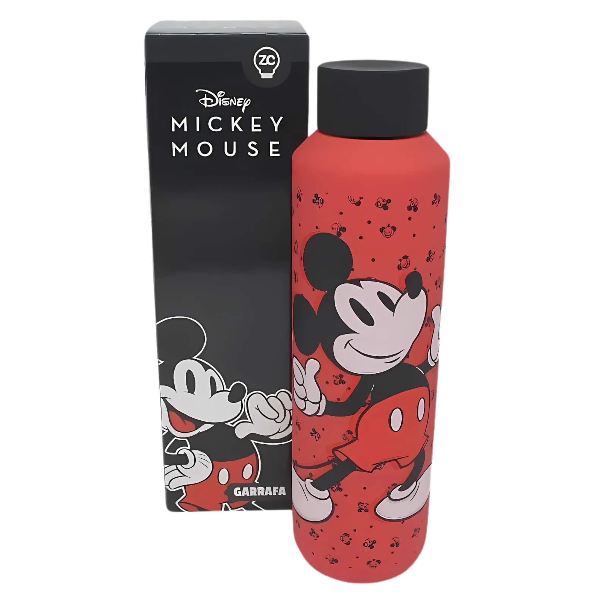 Garrafa Acqua Mickey Mouse 600ml Aço Inox Zona Criativa - 10072581