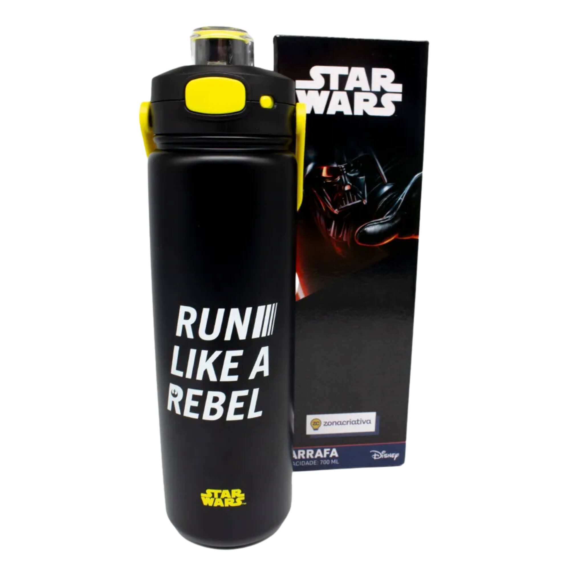 Garrafa Excalibur Click Térmica Star Wars 700ml Zona Criativa - 10072709