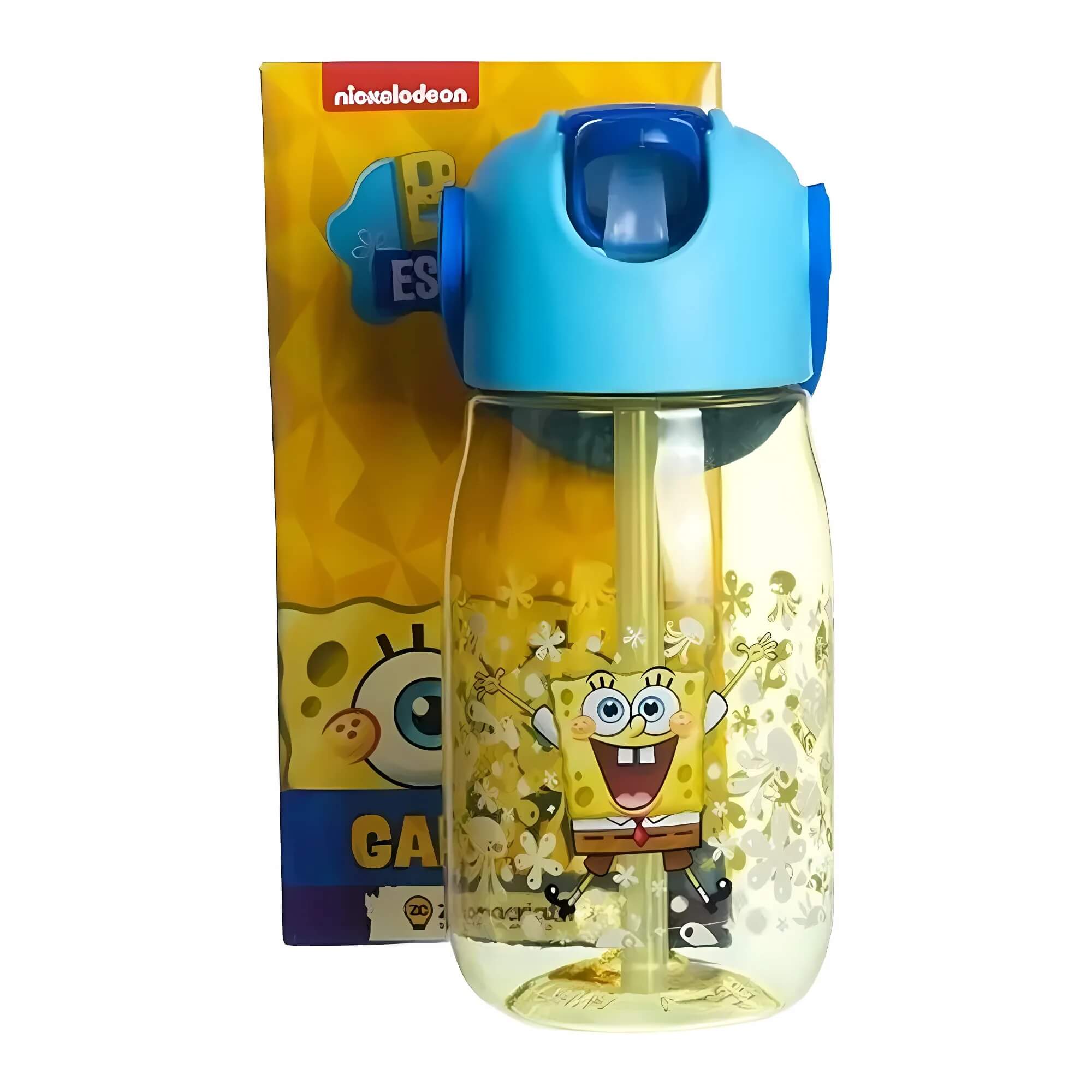 Garrafa Flip 400ml Infantil Bob Esponja Zona Criativa - 10072895