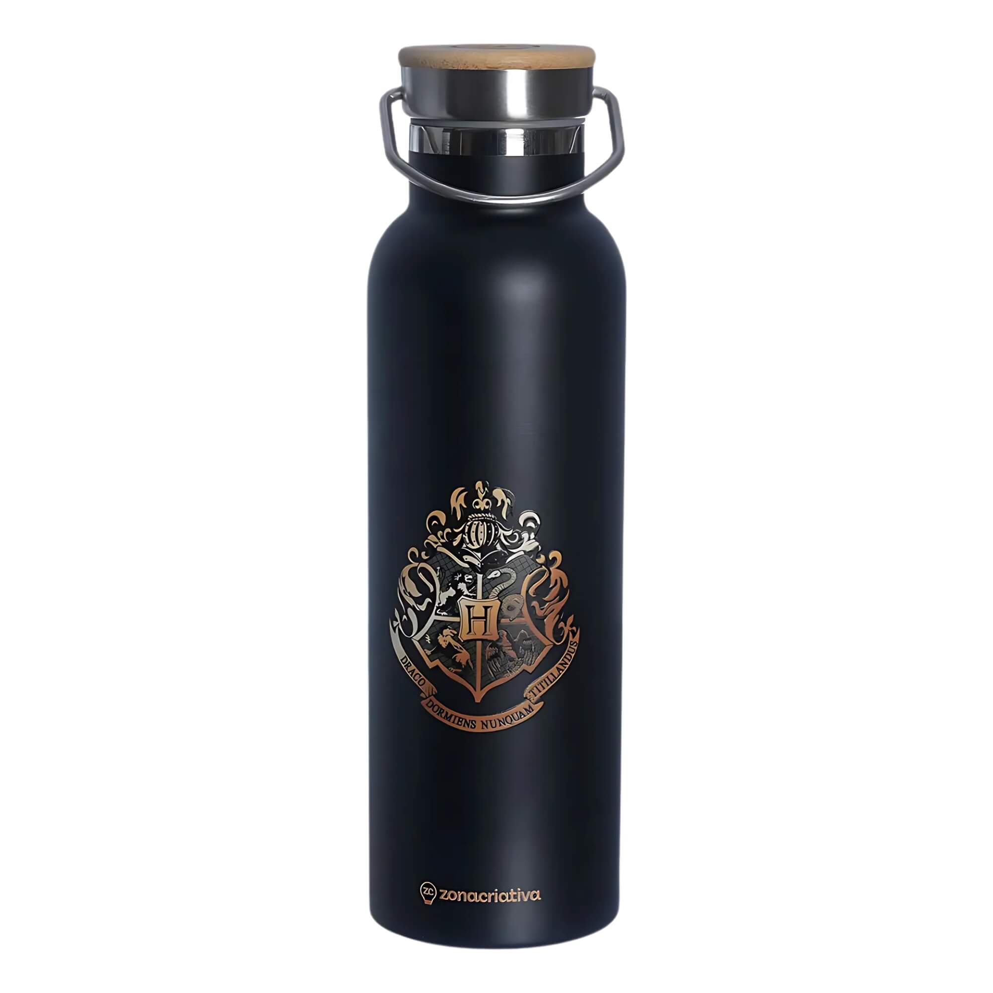 Garrafa Térmica Camp Hogwarts 600ml Aço Inox Harry Potter Zona Criativa - 10073197