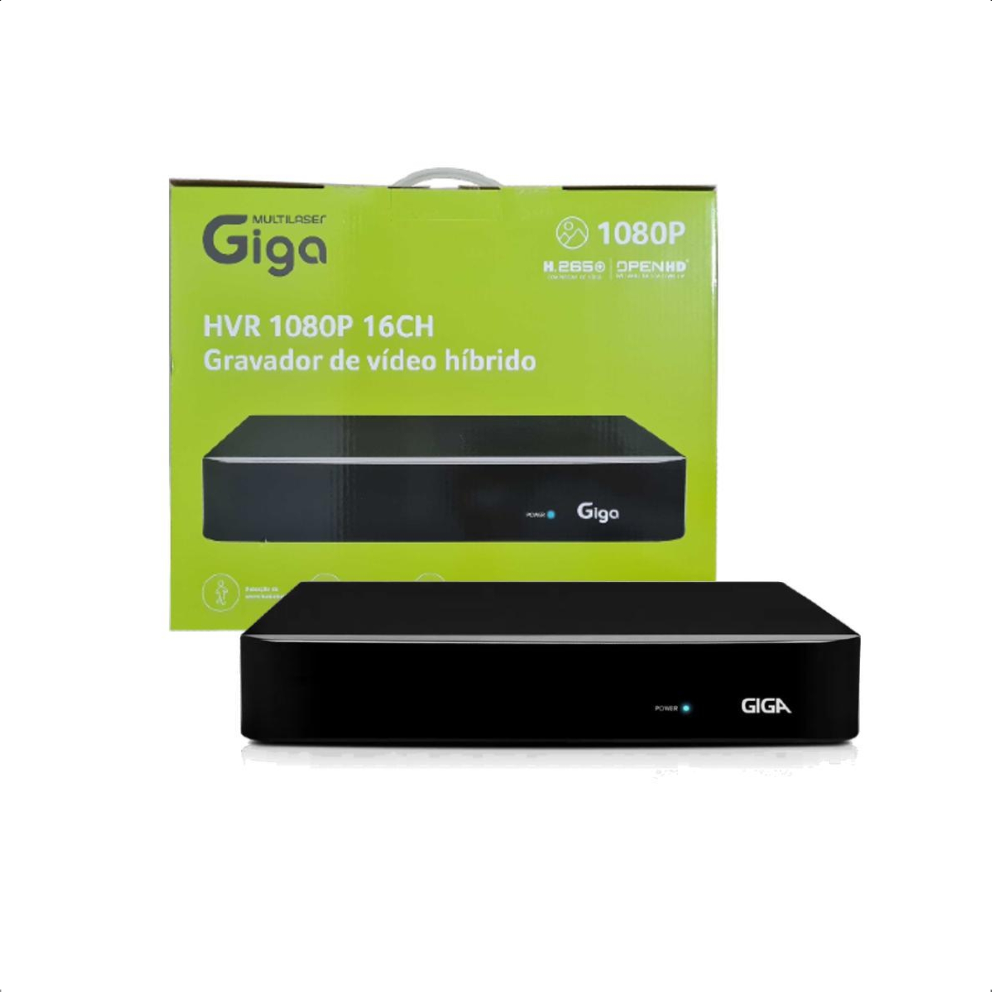 COMP Kit de Monitoramento HVR 16 Canais + 16 Câmeras de Segurança Dome 720P e Bullet 3MP + HD 2TB
