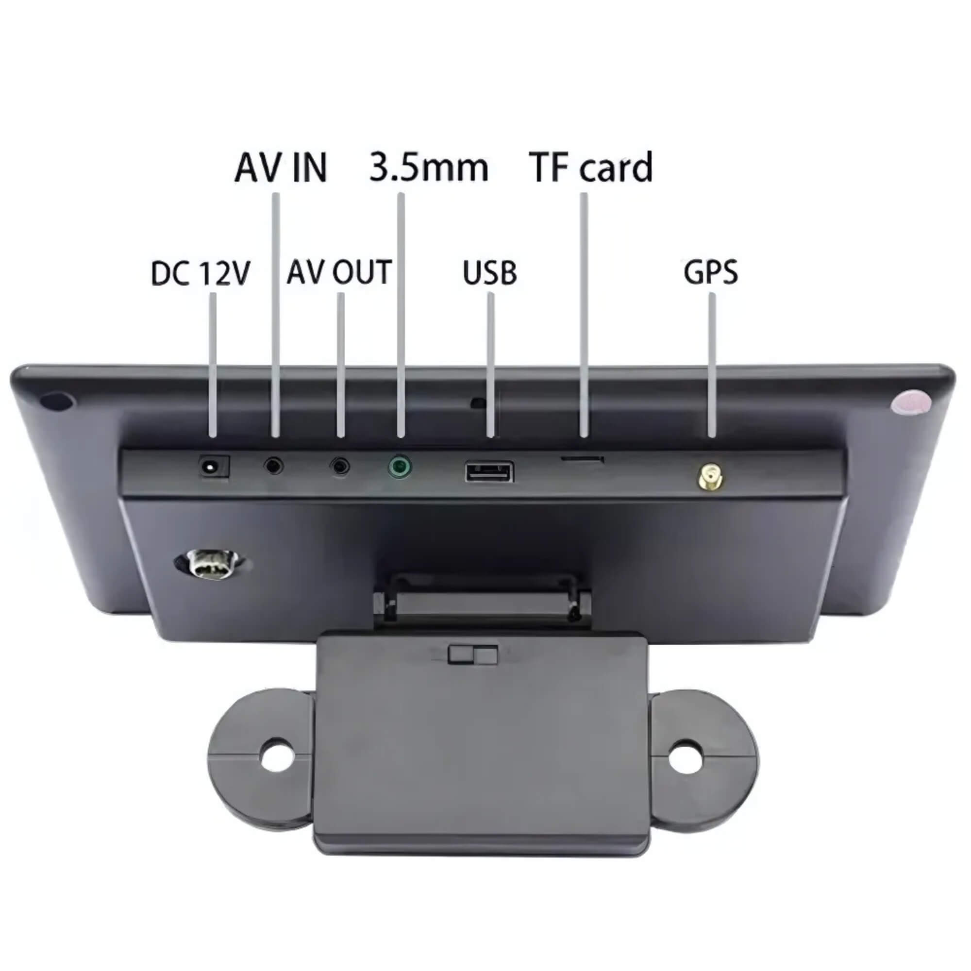 Tela de Encosto Traseira Smart Mídia Universal Acoplar 10" Pol. Slim Android 2+32GB H-Tech - ET1001