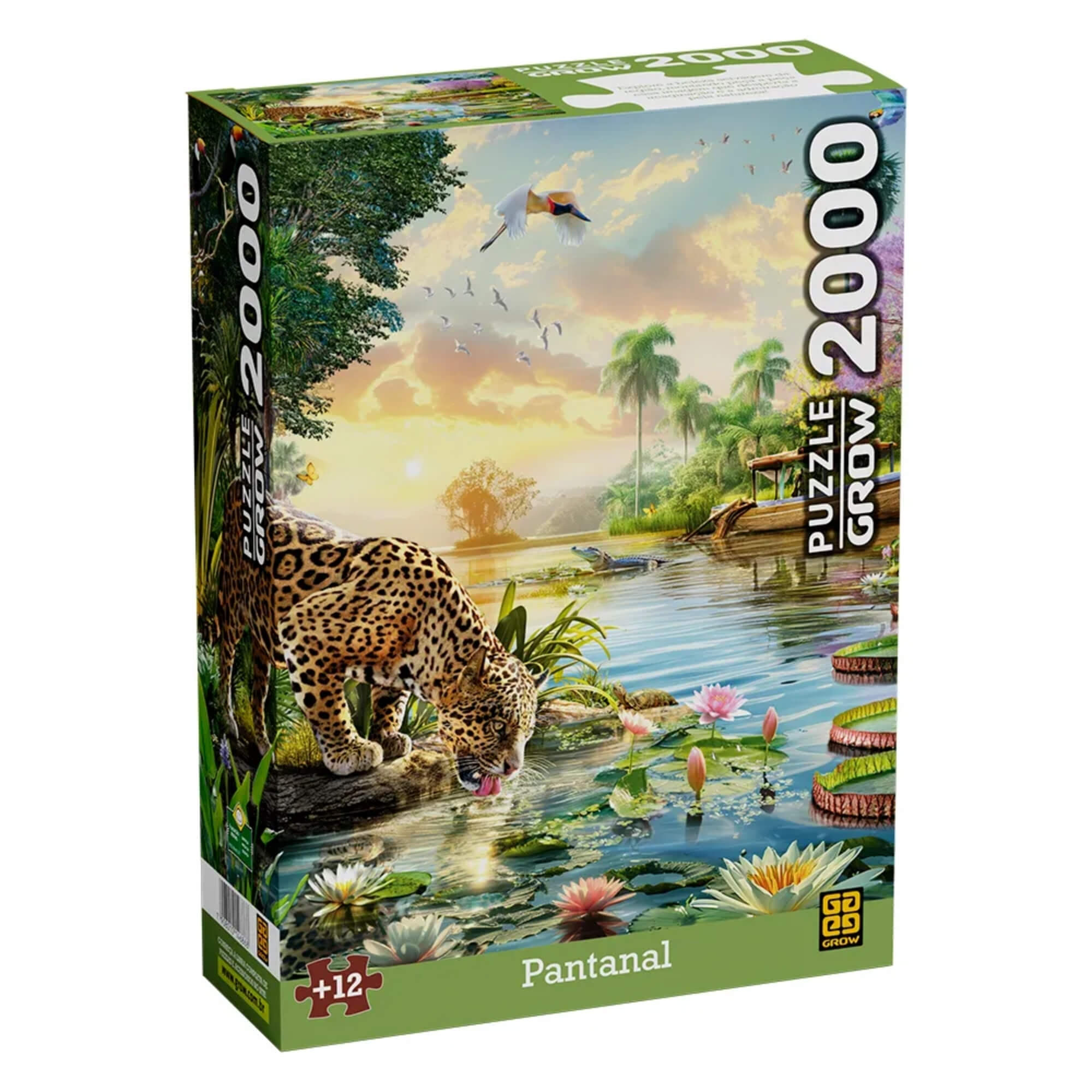 Quebra-Cabeça 2000 Peças Pantanal Grow - 04686