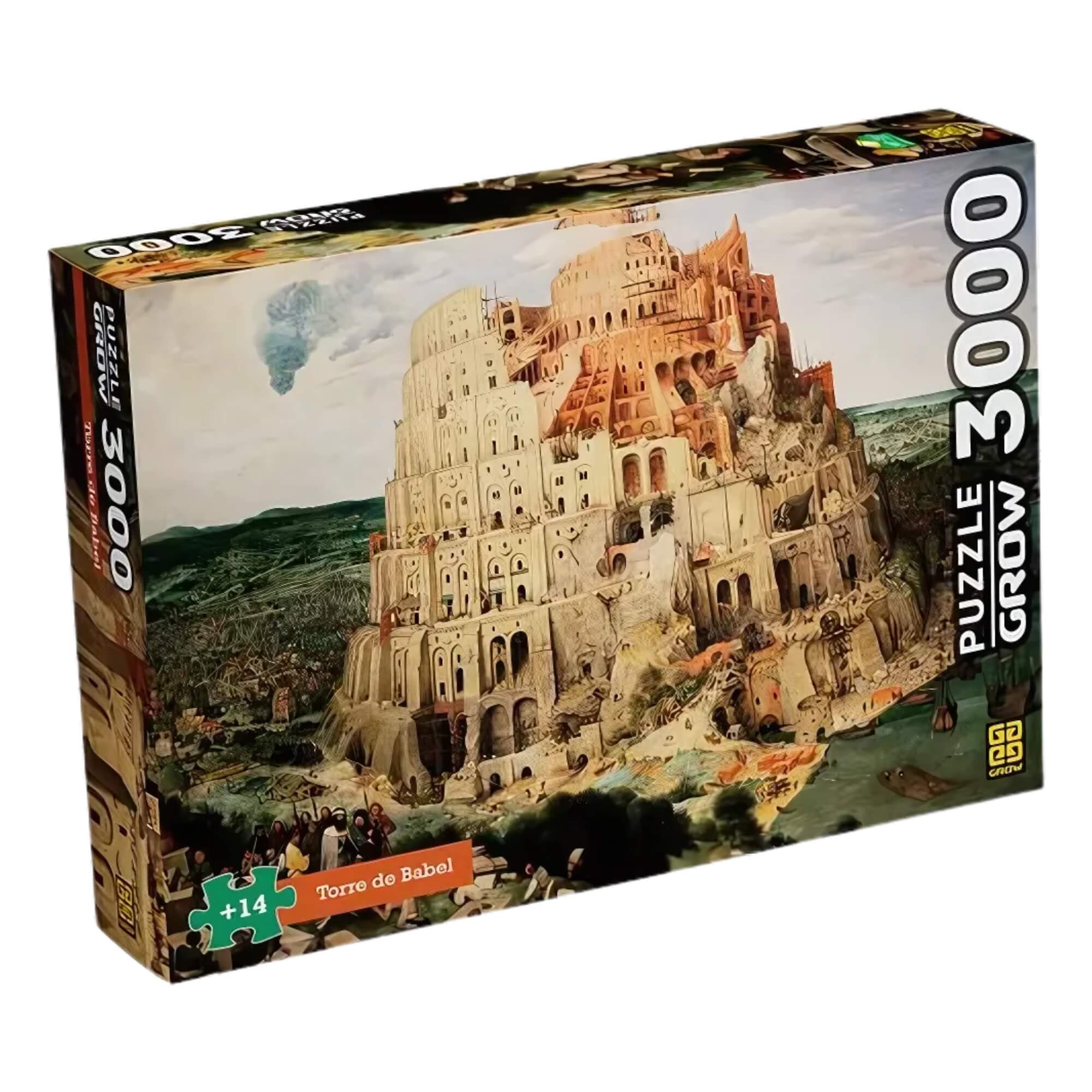 Quebra-Cabeça 3000 peças Torre de Babel Grow - 04595