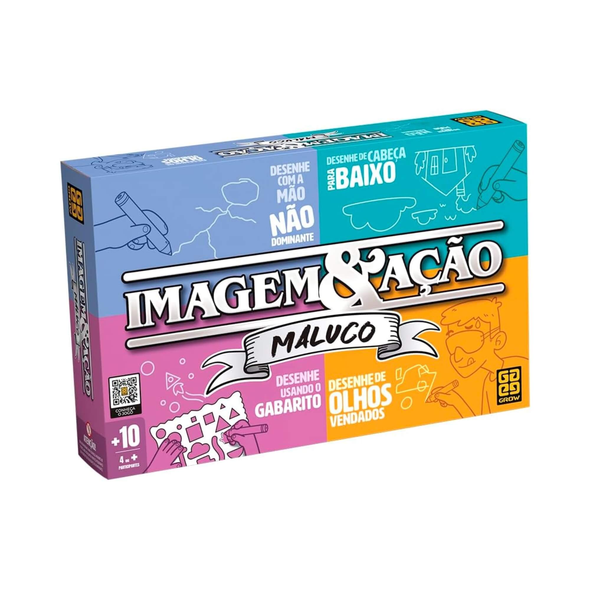 Jogo de Tabuleiro Imagem & Ação Maluco Grow - 04694