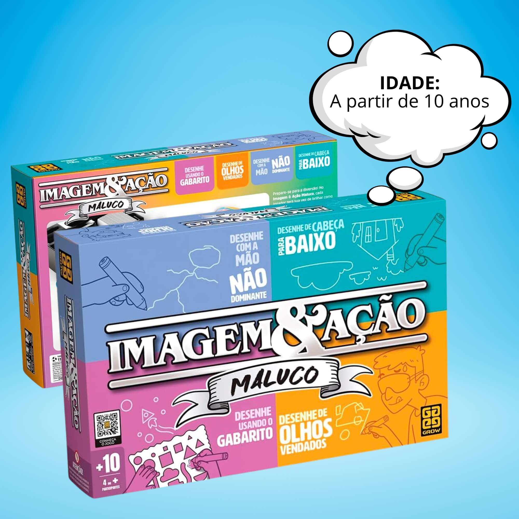 Jogo de Tabuleiro Imagem & Ação Maluco Grow - 04694