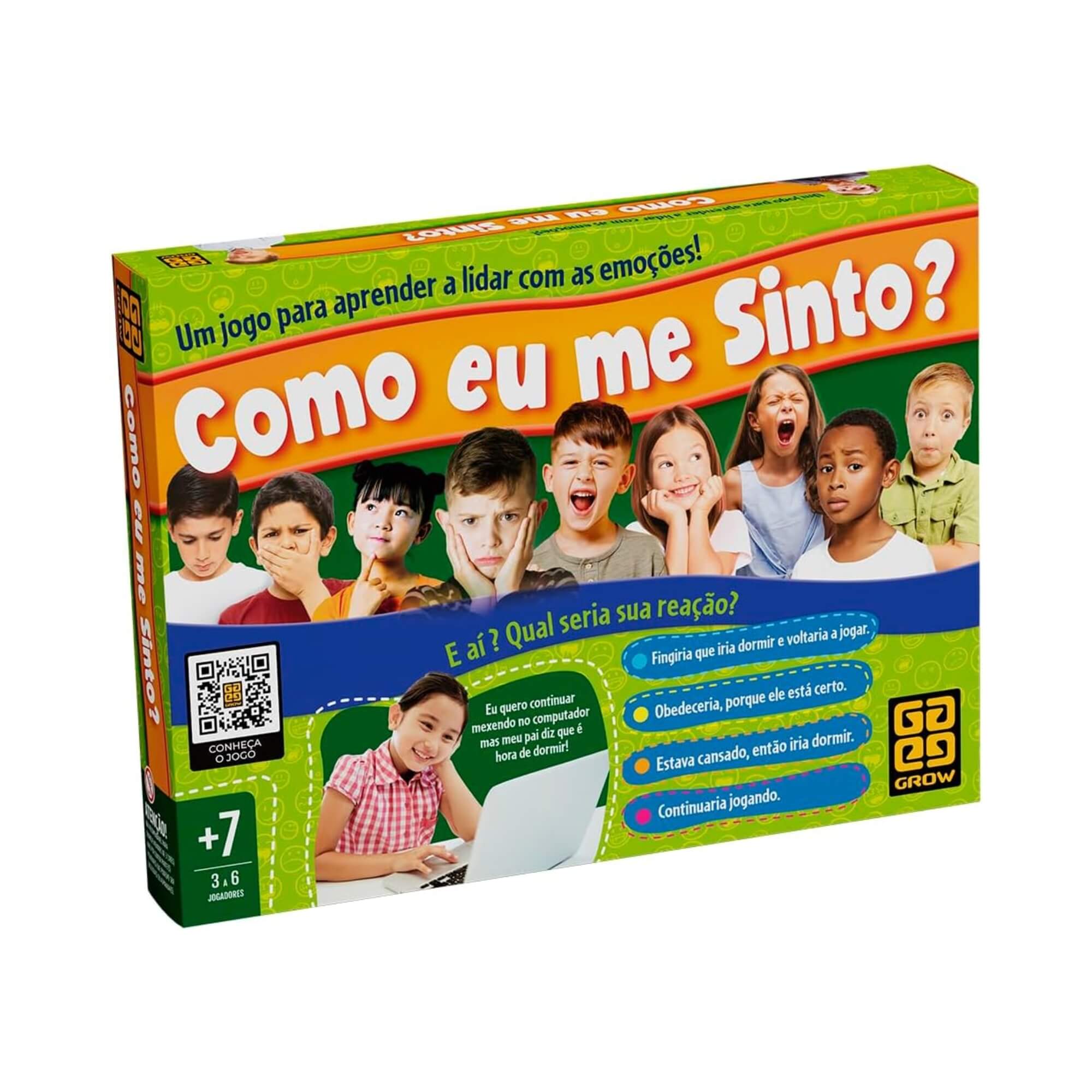 Jogo de Tabuleiro Como eu me Sinto? Grow - 04693