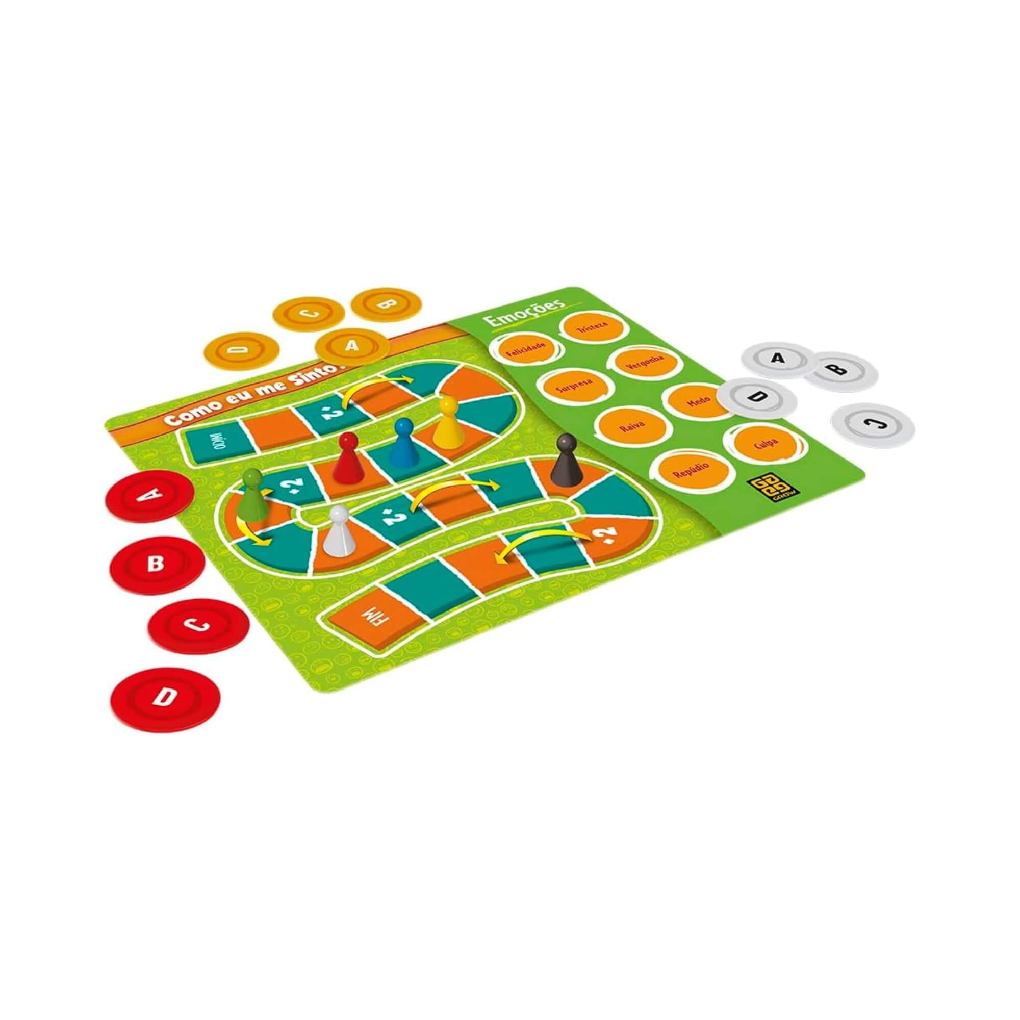 Jogo de Tabuleiro Como eu me Sinto? Grow - 04693