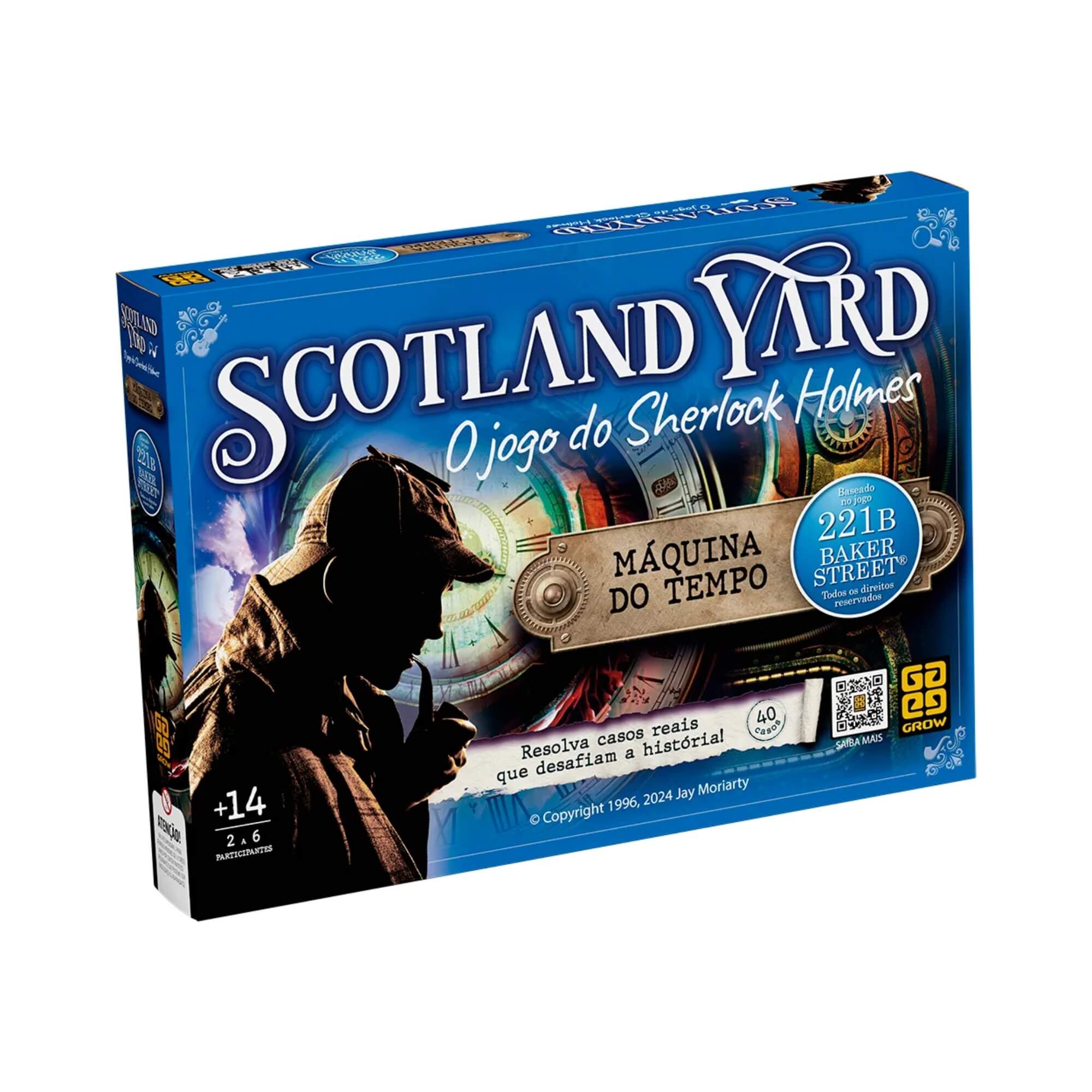 Jogo de Tabuleiro Scotland Yard Máquina do Tempo Grow - 03330
