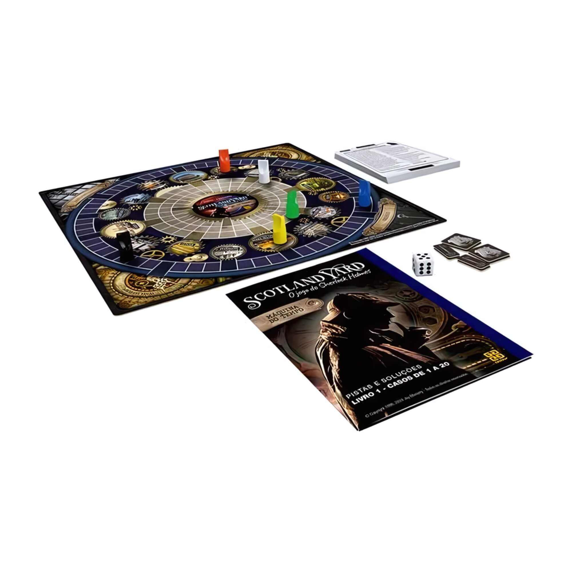 Jogo de Tabuleiro Scotland Yard Máquina do Tempo Grow - 03330