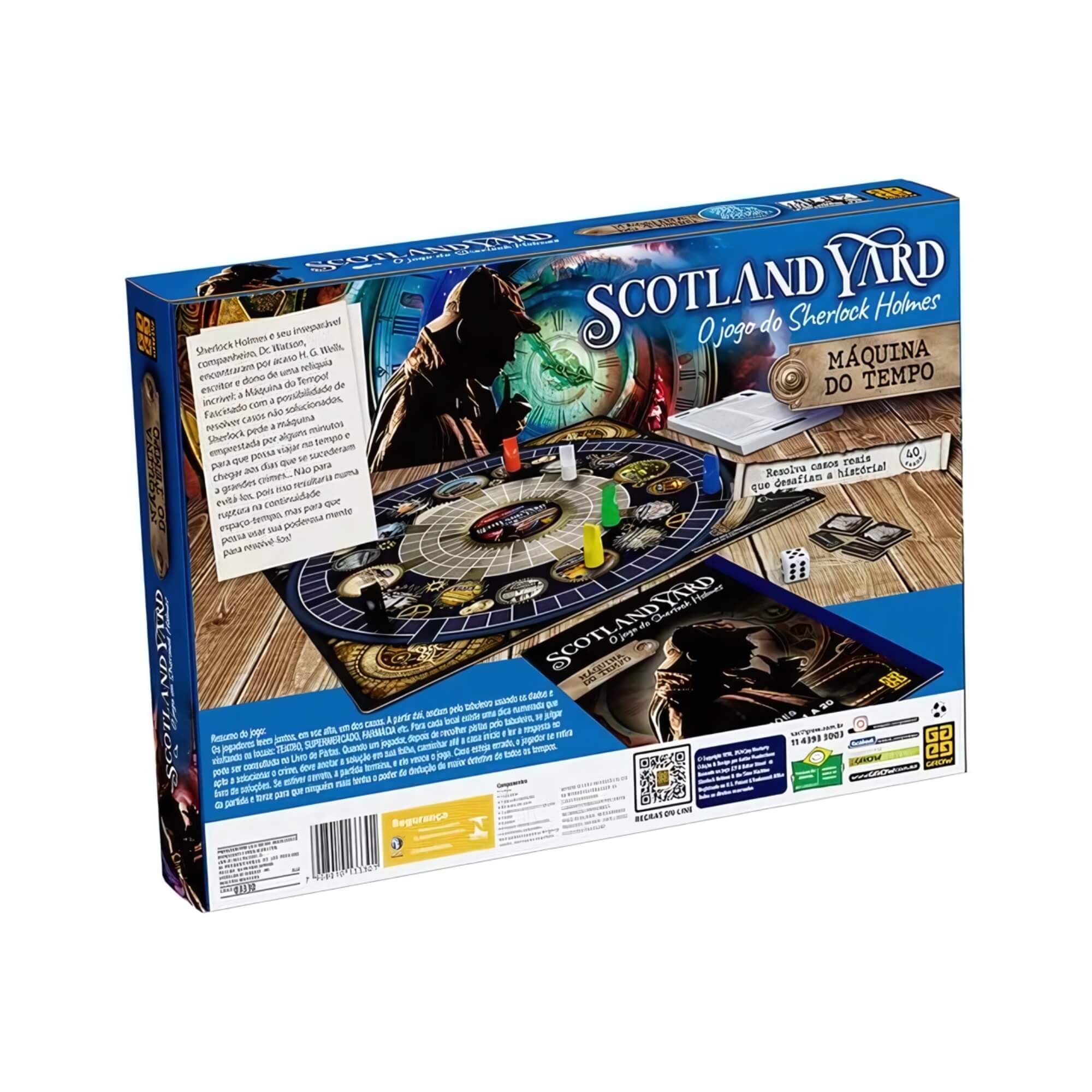 Jogo de Tabuleiro Scotland Yard Máquina do Tempo Grow - 03330