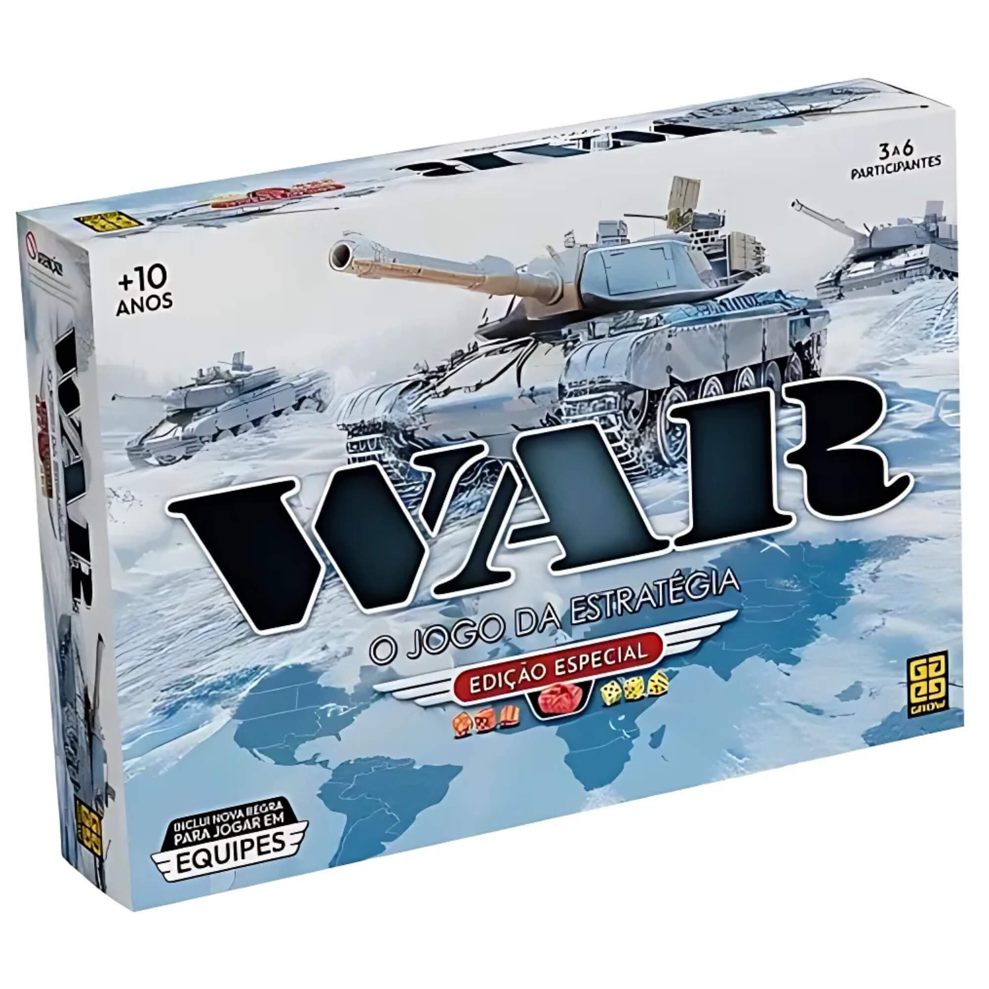 Jogo de Tabuleiro War Original Edição Especial Grow - 01253