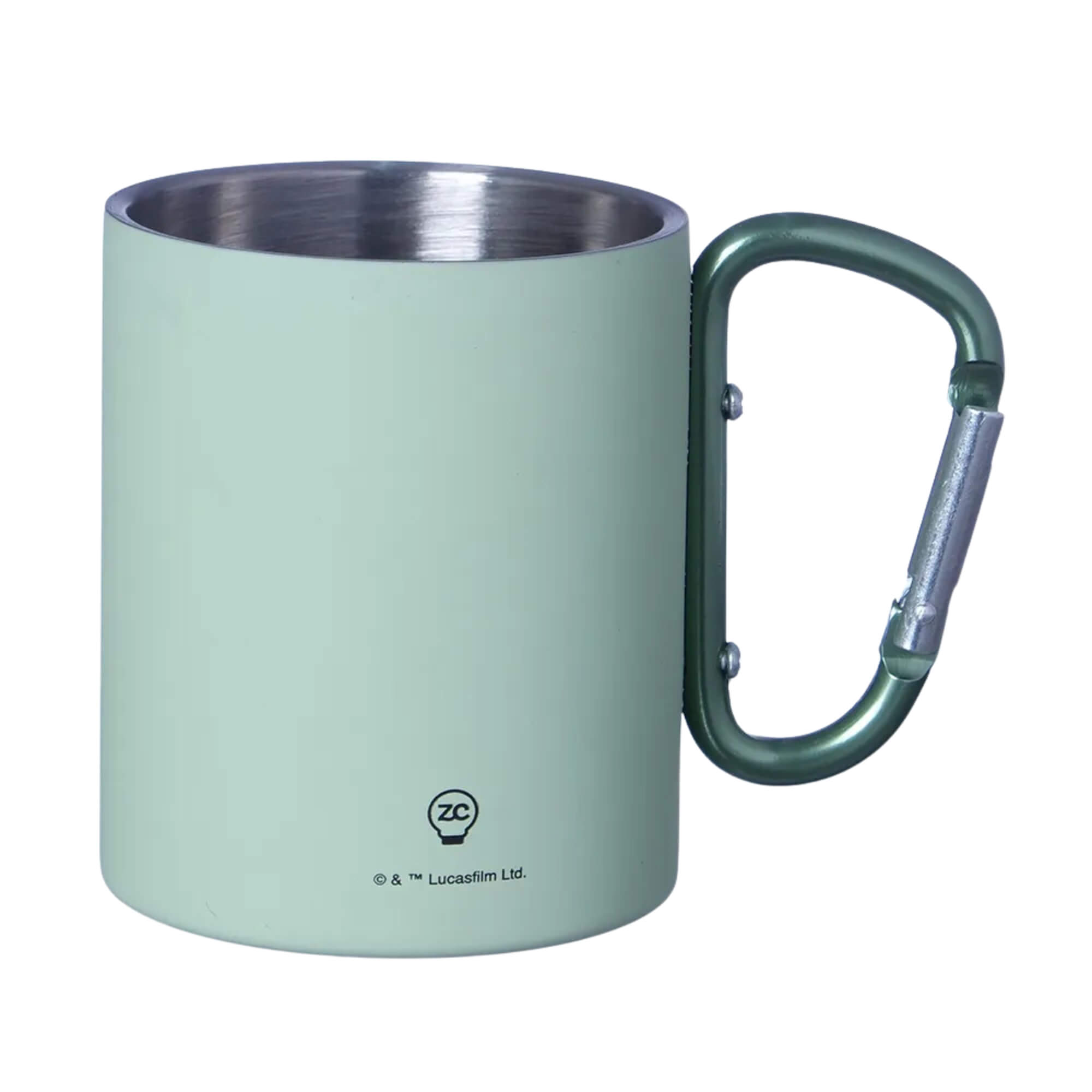 Caneca Mosquetão Baby Yoda 300ml The Mandalorian Zona Criativa - 10025288