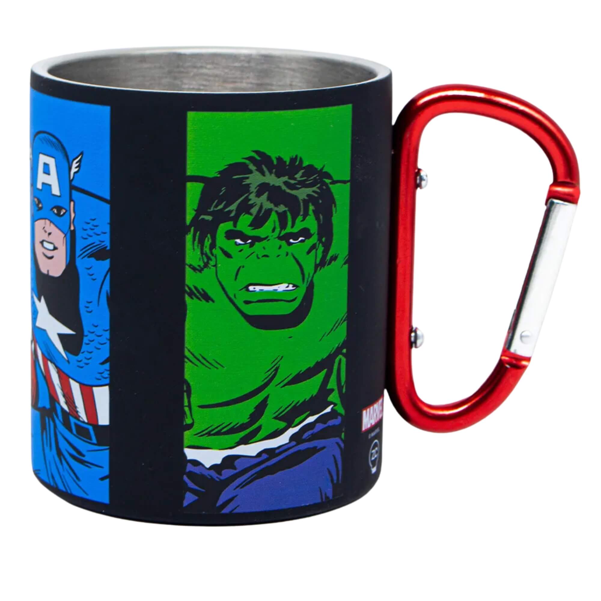 Caneca Mosquetão Marvel Comics 300ml Zona Criativa - 10025310
