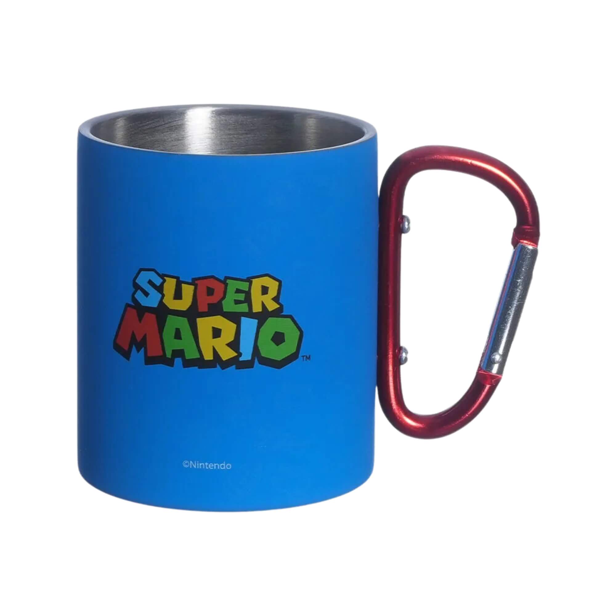 Caneca Mosquetão Super Mario 300ml Zona Criativa - 10025877