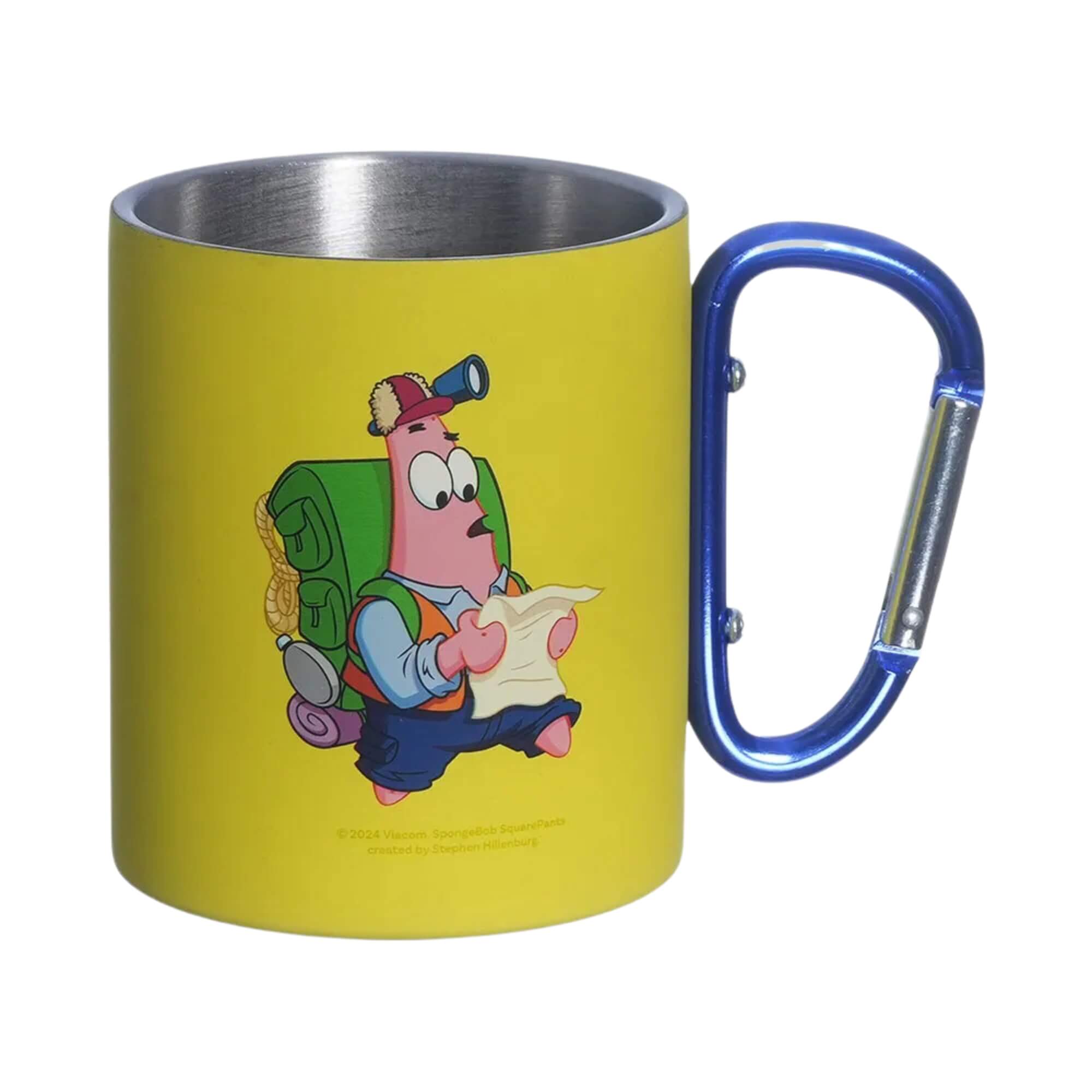 Caneca Mosquetão Bob Esponja 300ml Zona Criativa - 10025880