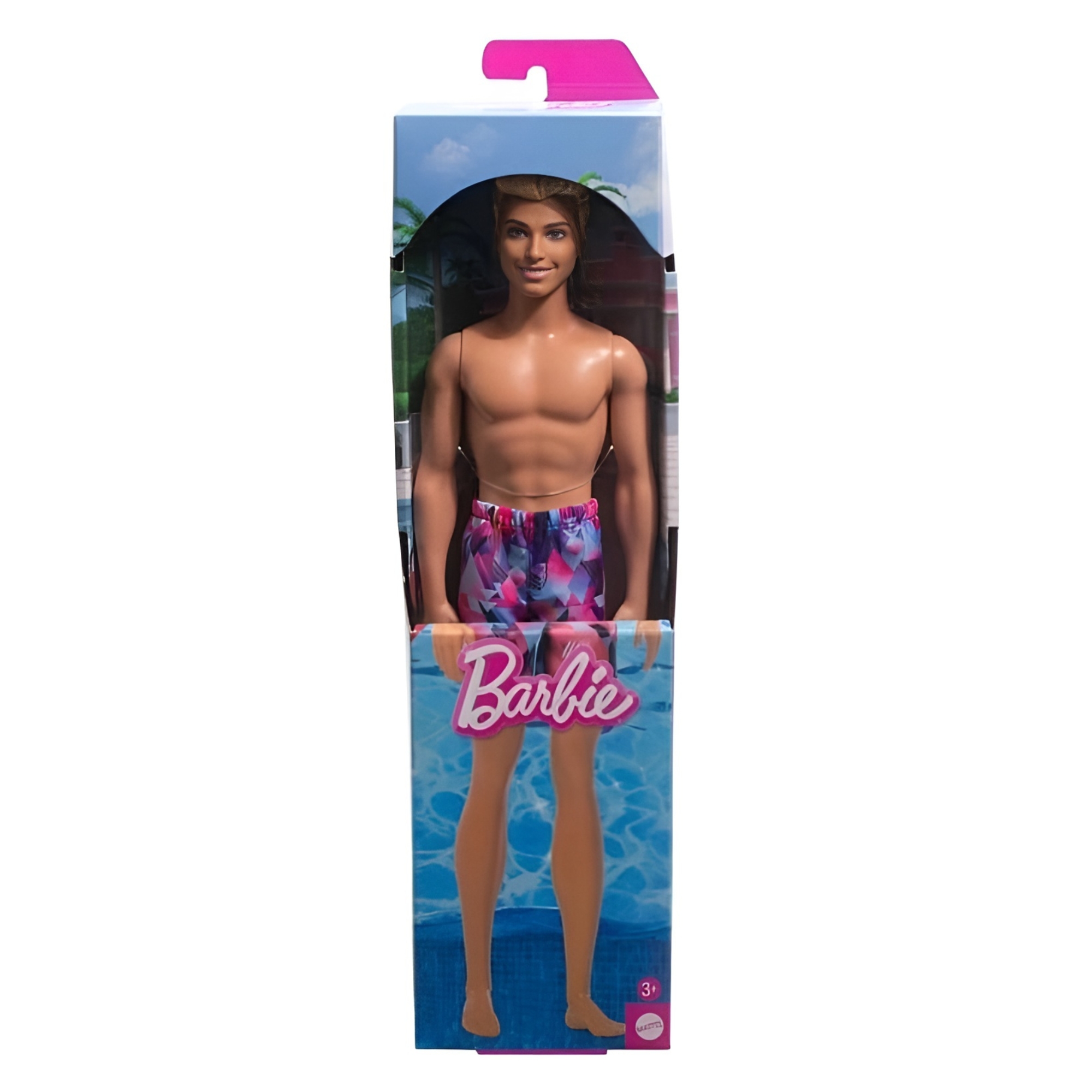 Barbie Fashion Ken de Praia com Traje Tie Dye Mattel HXX52 - 112827