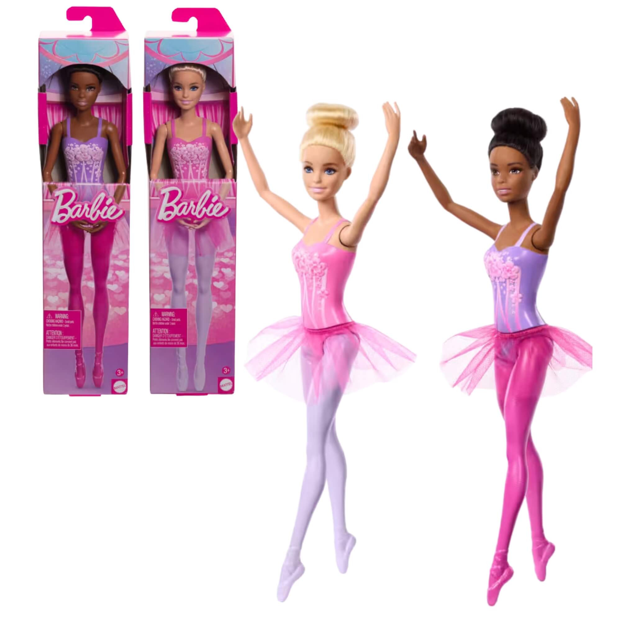 Barbie Profissões Boneca Bailarinas de Ballet 1 Unidade Sortida Mattel HRG33 - 112710