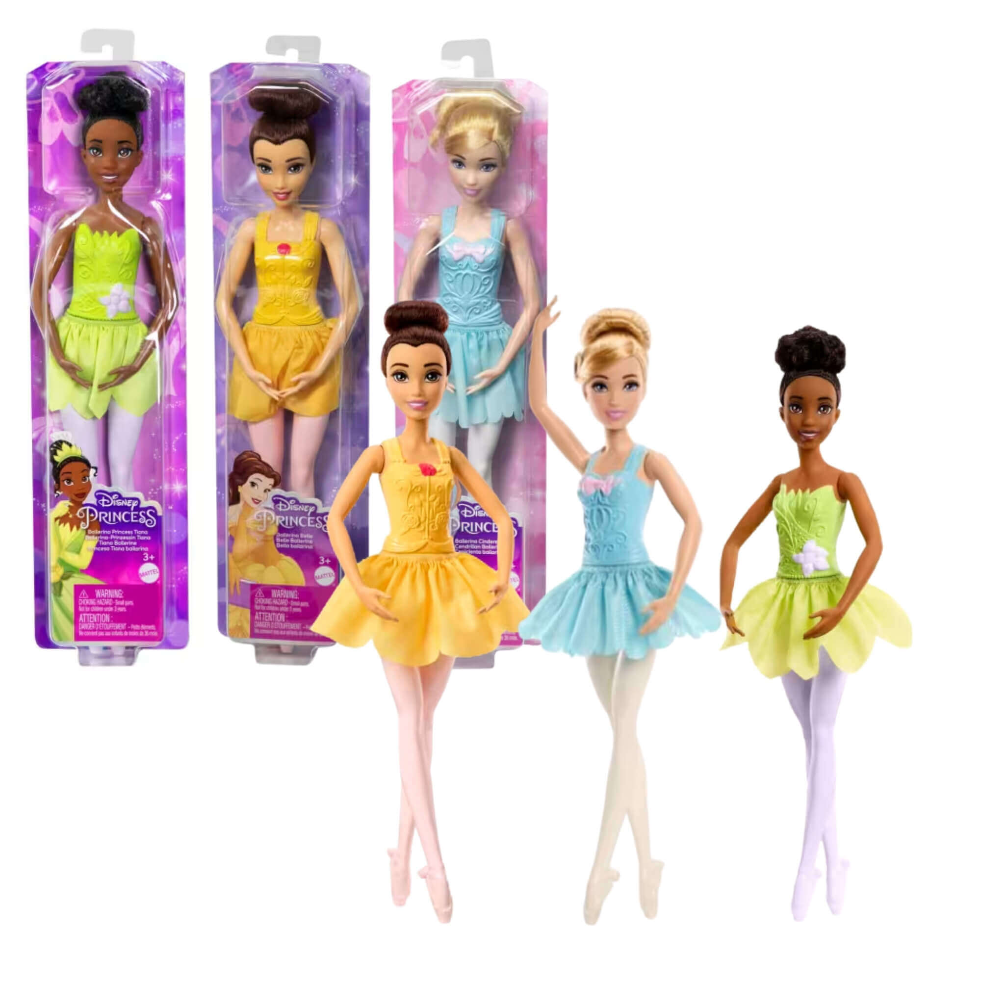 Disney Princesas Boneca Bailarina 1 Unidade Sortida Mattel HLV92 - 103366