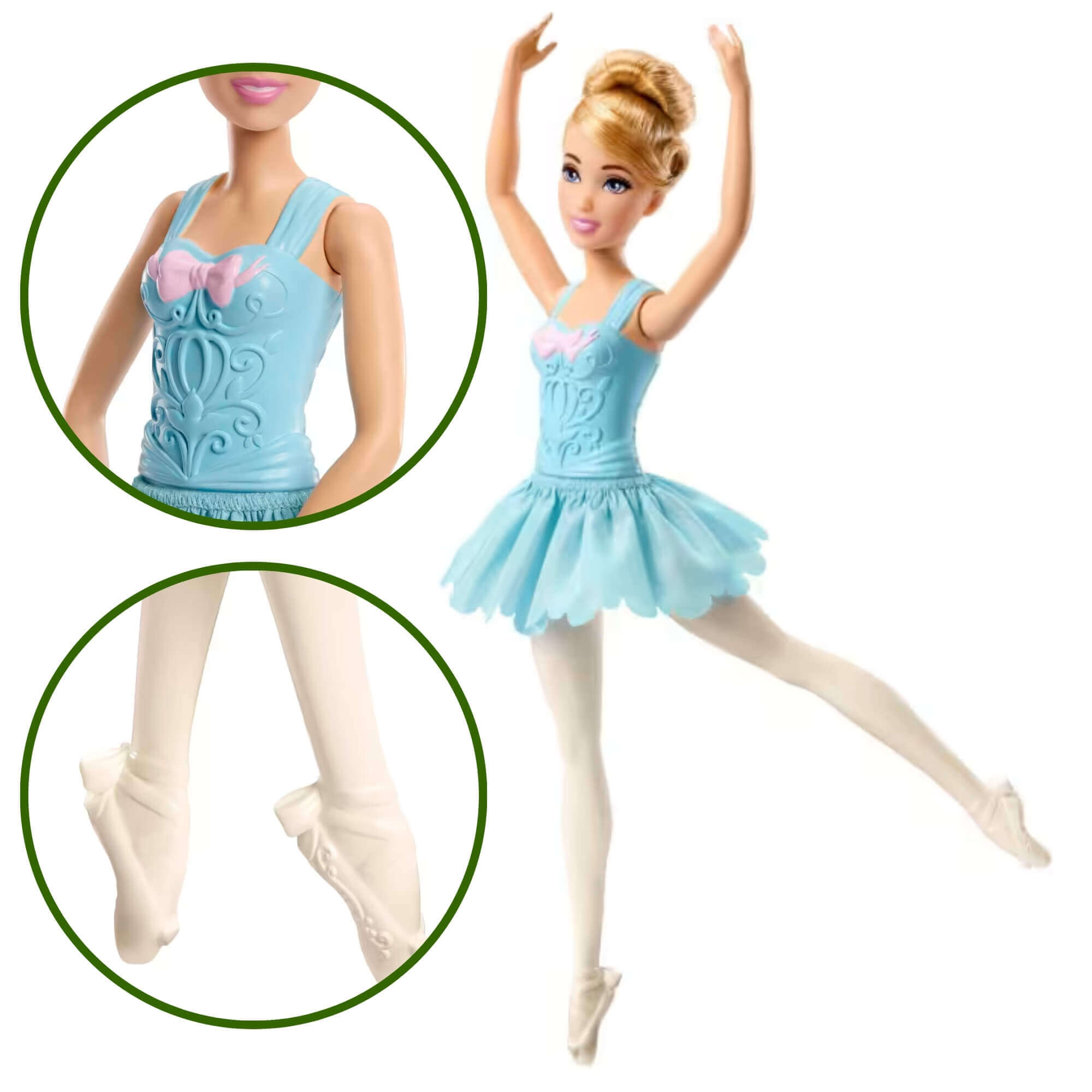 Disney Princesas Boneca Bailarina 1 Unidade Sortida Mattel HLV92 - 103366