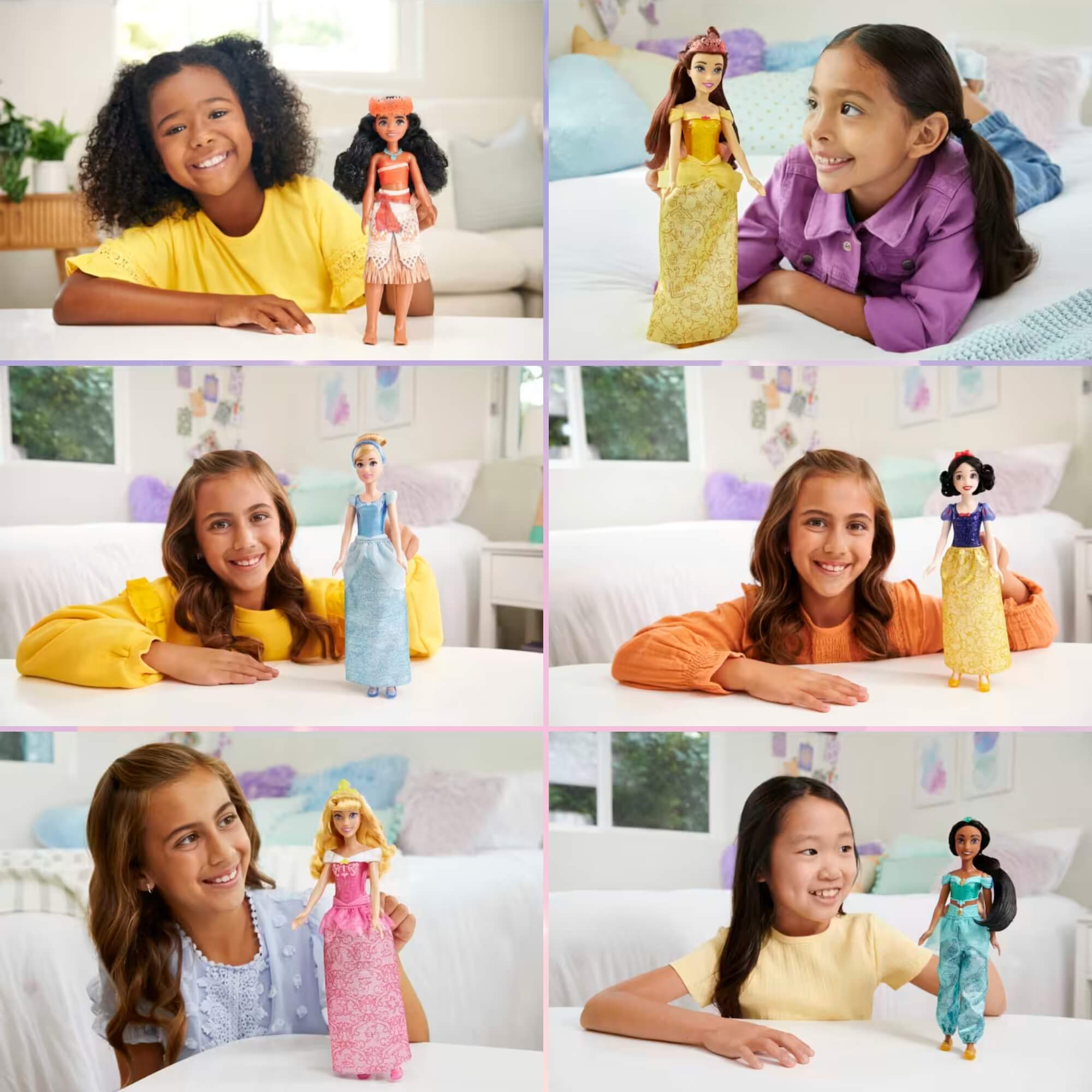 Boneca Disney Princesas 1 Unidade Sortida Mattel HLW02 - 103425