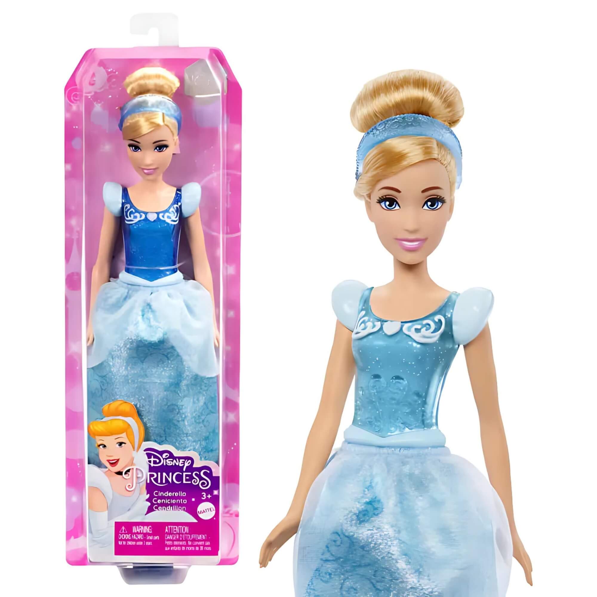 Boneca Disney Princesas 1 Unidade Sortida Mattel HLW02 - 103425