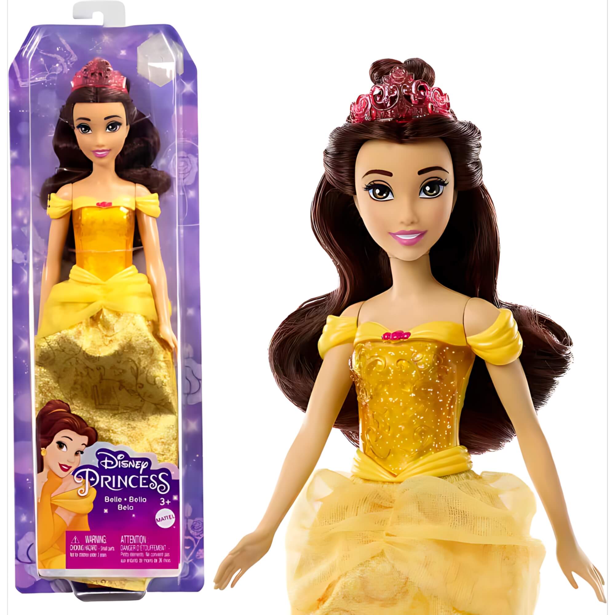 Boneca Disney Princesas 1 Unidade Sortida Mattel HLW02 - 103425