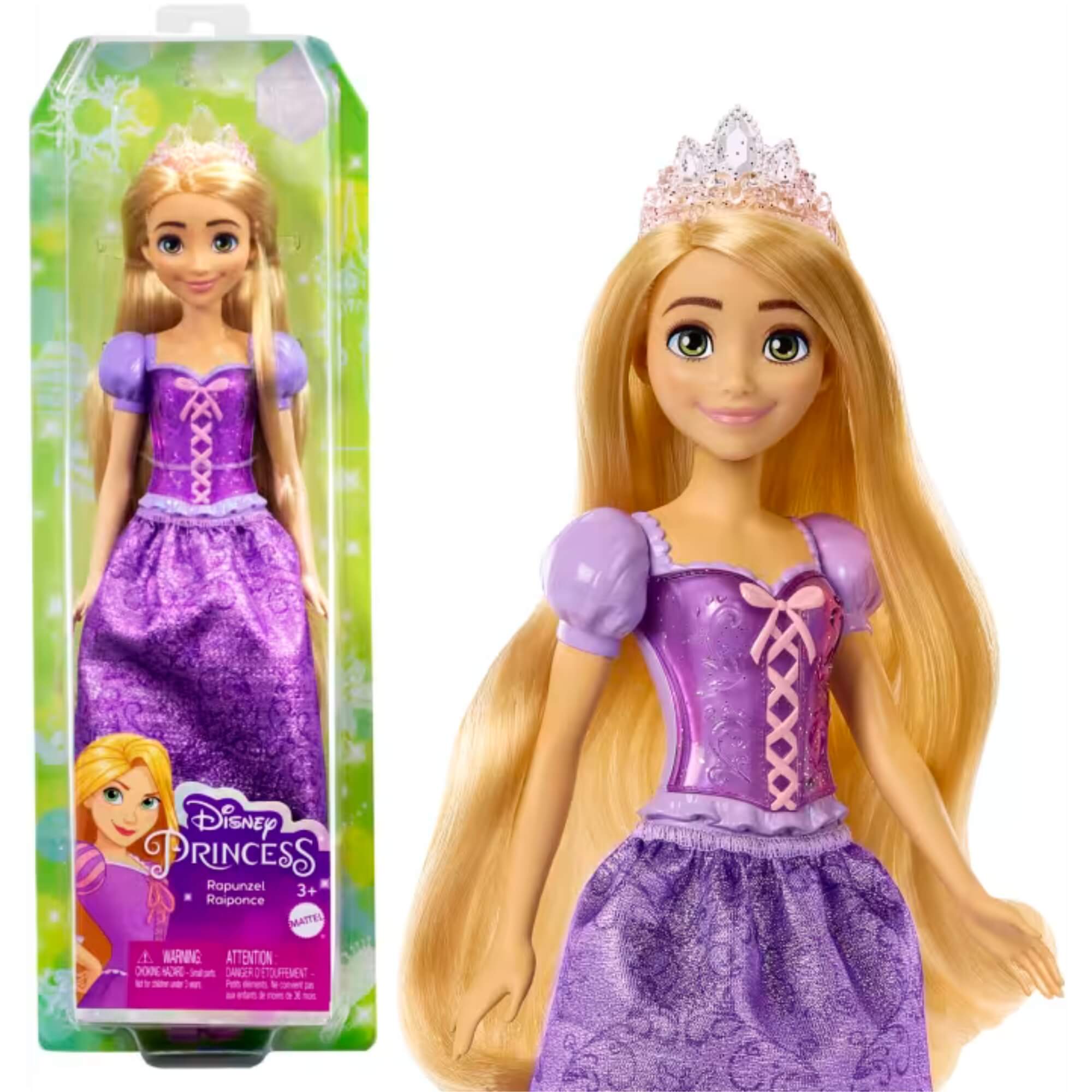 Boneca Disney Princesas Básicas 1 Unidade Sortida Mattel HLX29 - 103376