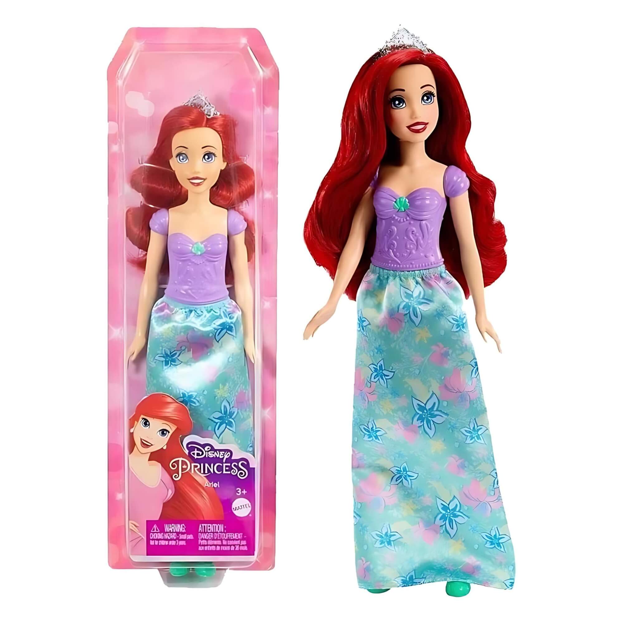 Boneca Disney Princesas Básicas 1 Unidade Sortida Mattel HLX29 - 103376