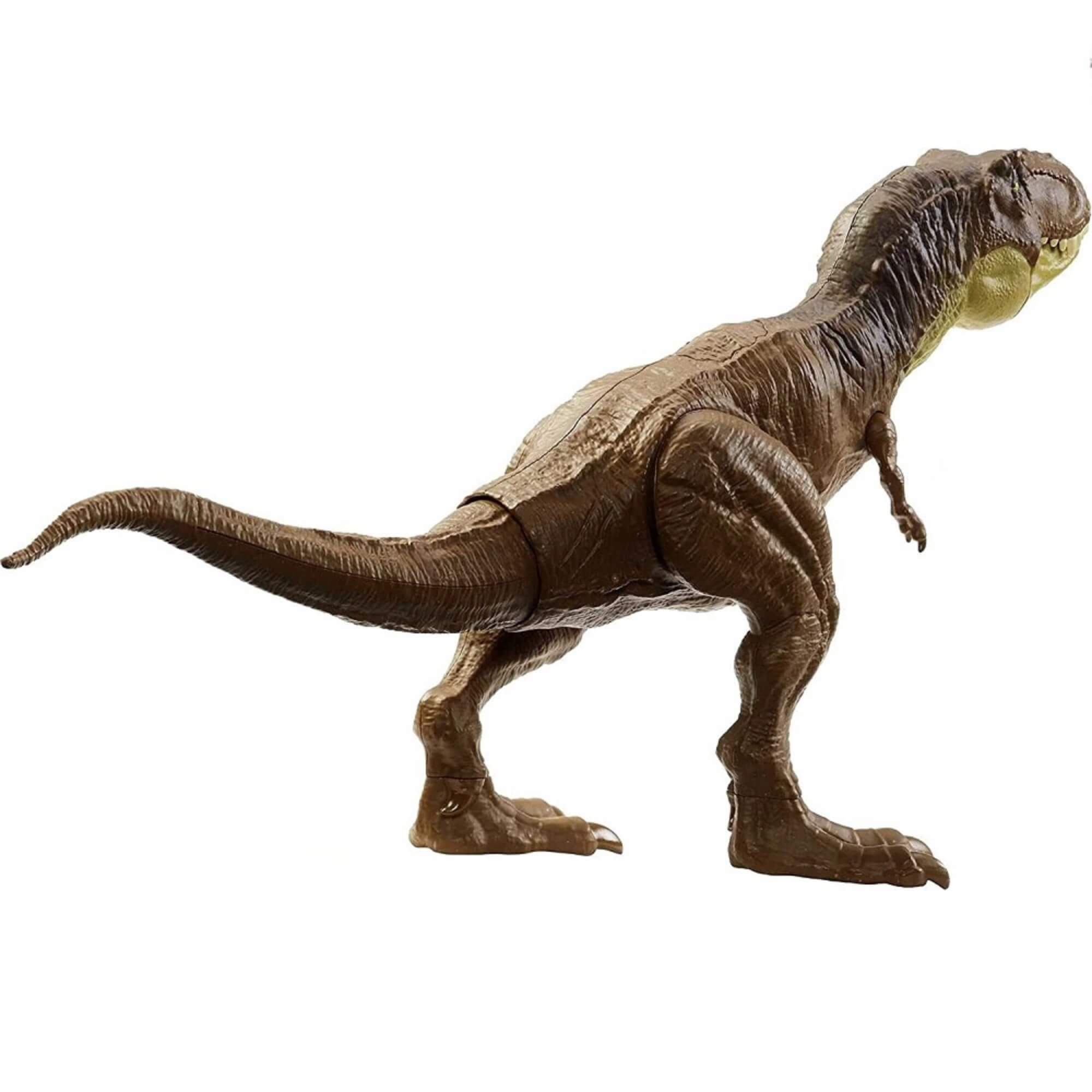 Boneco Dinossauro Articulado 30cm Jurassic World T-Rex com Som HBK21 Mattel - 095283