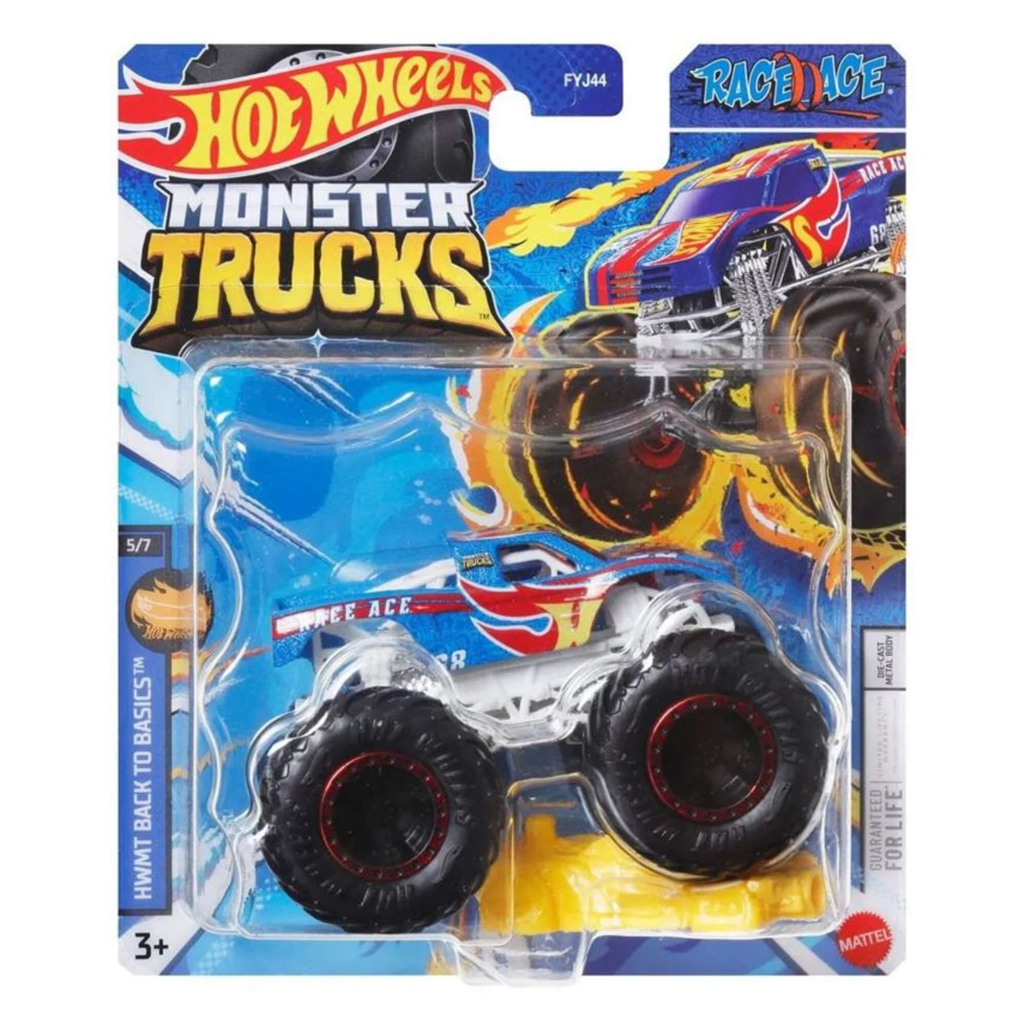Hot Wheels Monster Trucks Escala 1:34 1 Unidade Sortida Mattel FYJ44 - 095397