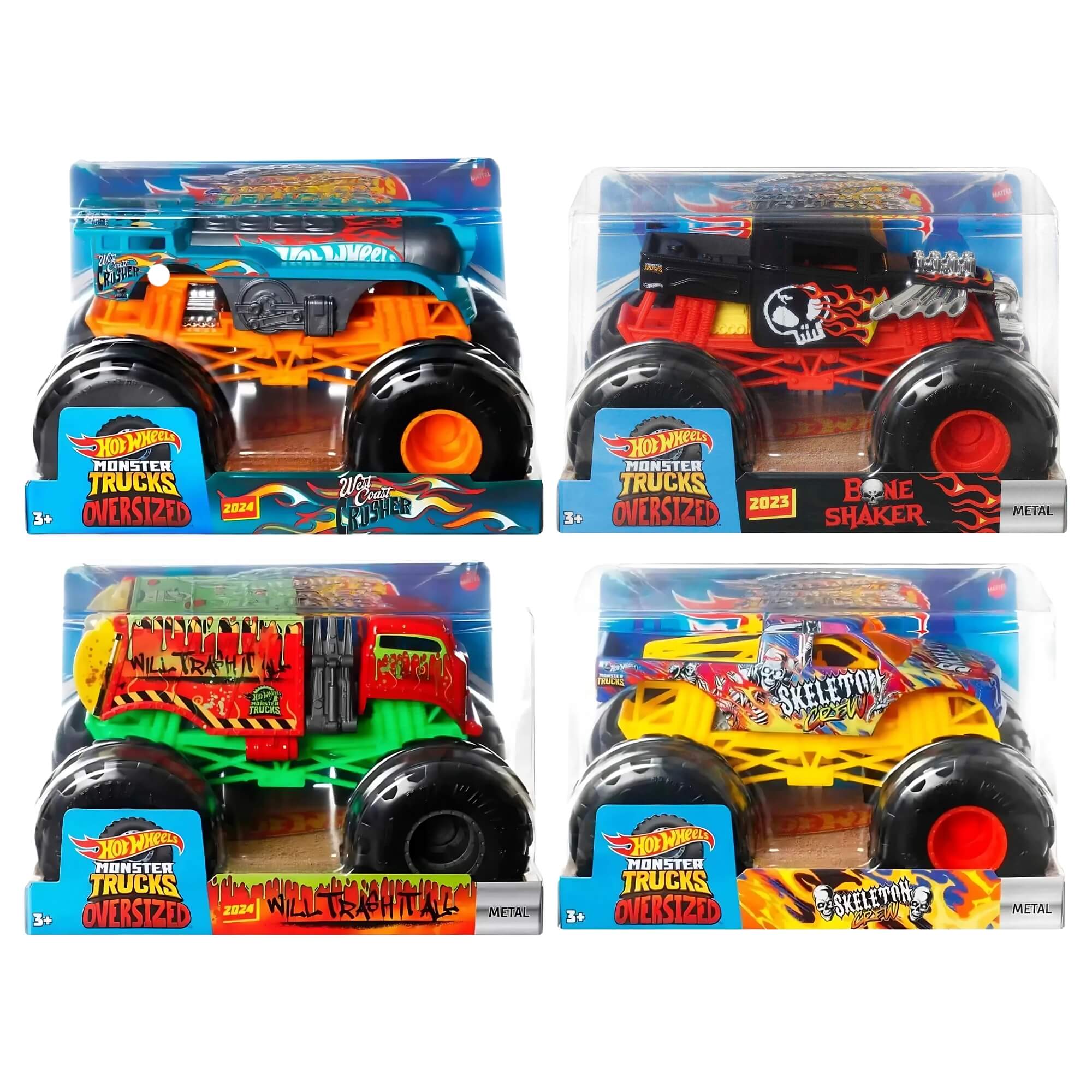 Hot Wheels Trucks Veiculo Escala 1:24 1 Carro Sortido FYJ83 Mattel - 076612