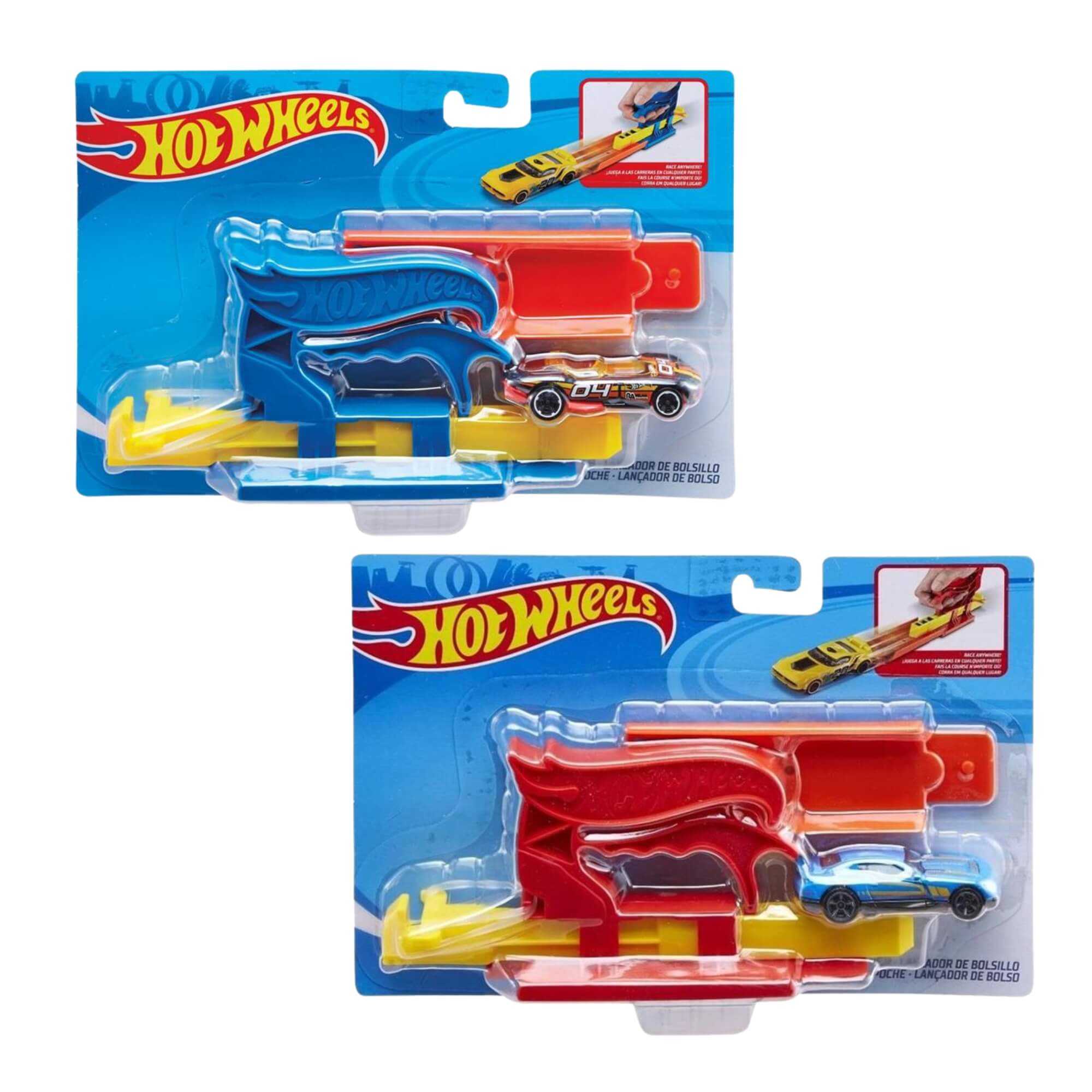 Hot Wheels Pista Action Lançador Básico com Carrinho Modelos Sortidos Mattel FTH84 - 067748