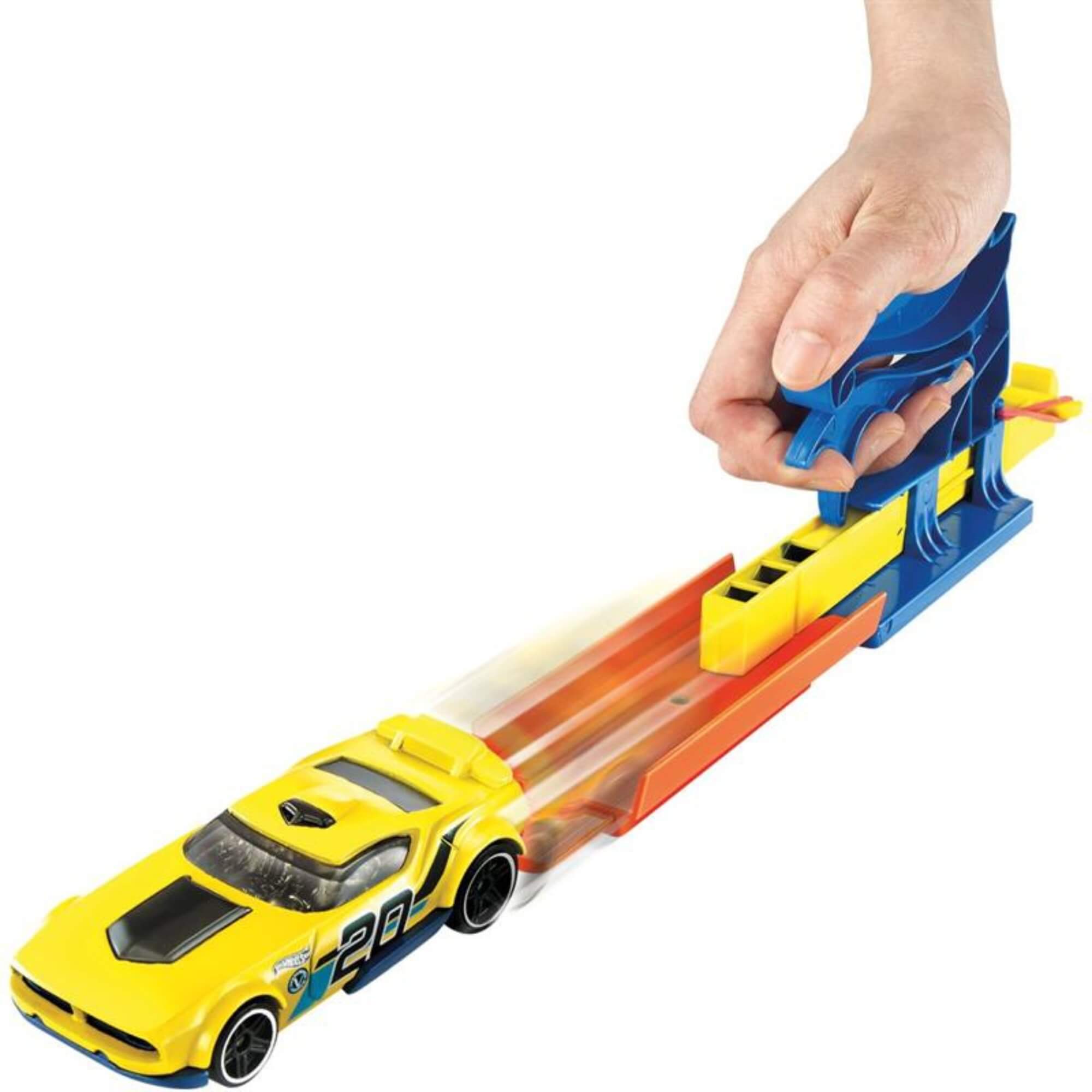 Hot Wheels Pista Action Lançador Básico com Carrinho Modelos Sortidos Mattel FTH84 - 067748