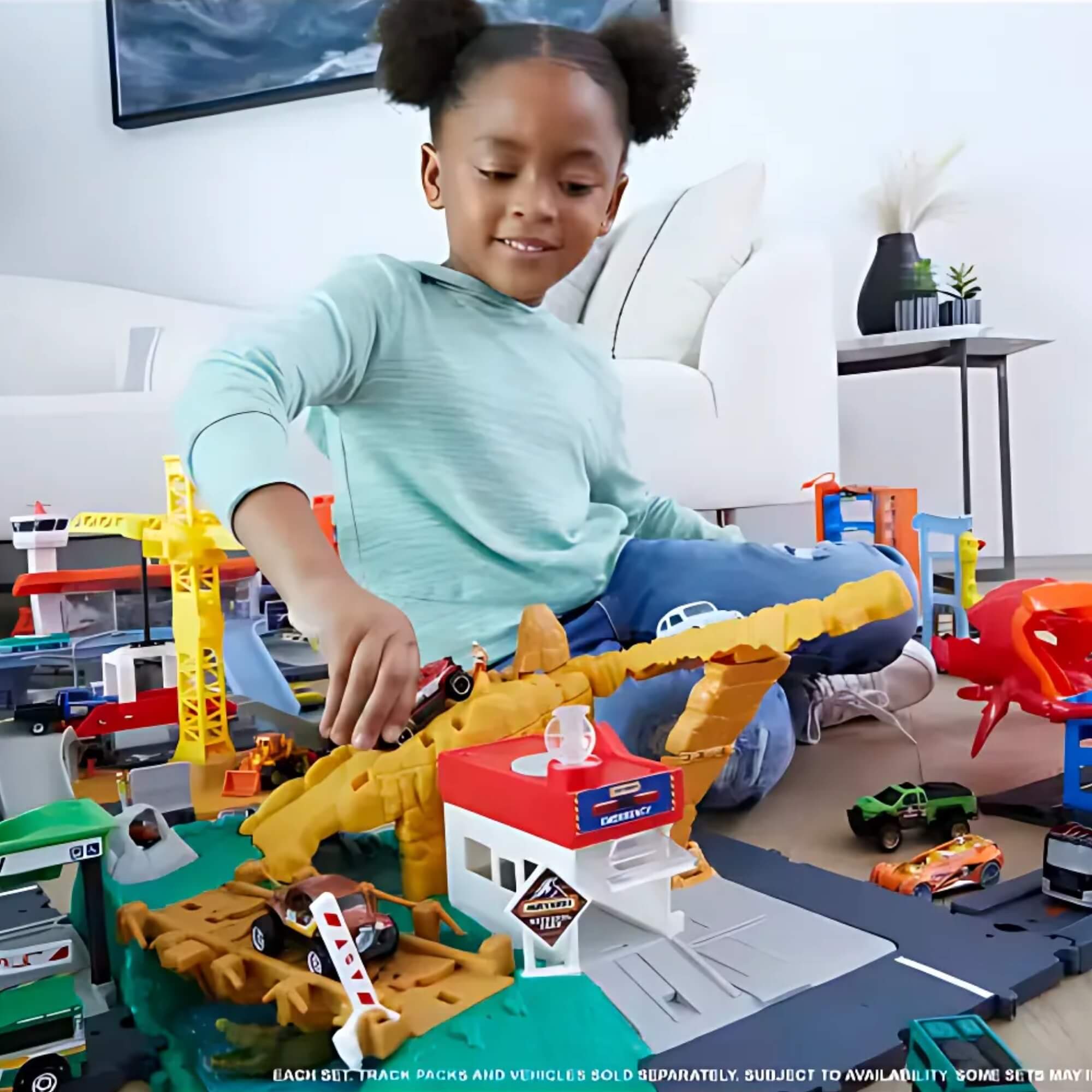 Hot Wheels Pista City Downtown Garagem Unidade HR28 Mattel - 099011