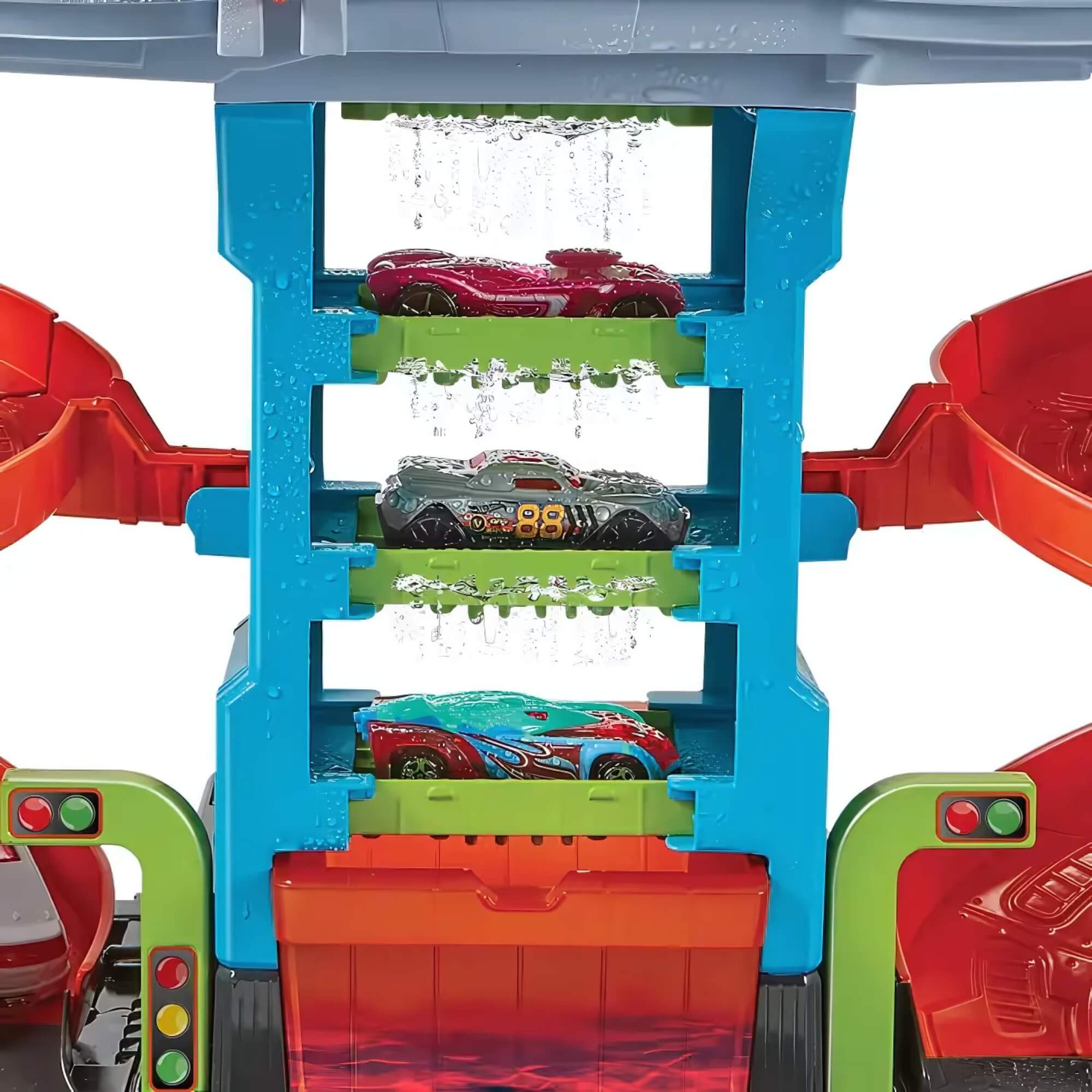 Hot Wheels Pista City Lava Rápido Mega Torre Colorsh com 1 Carrinho Mattel HDP05 - 099311