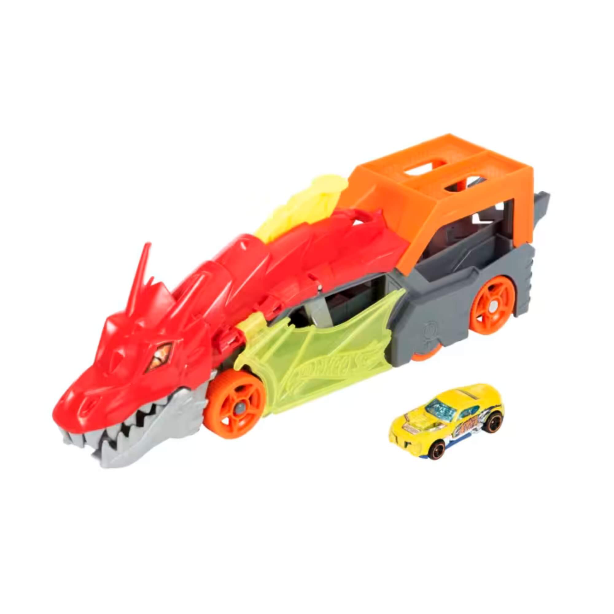 Hot Wheels City Pista de Brinquedo Reboque de Dragão GTK42 Mattel - 098922