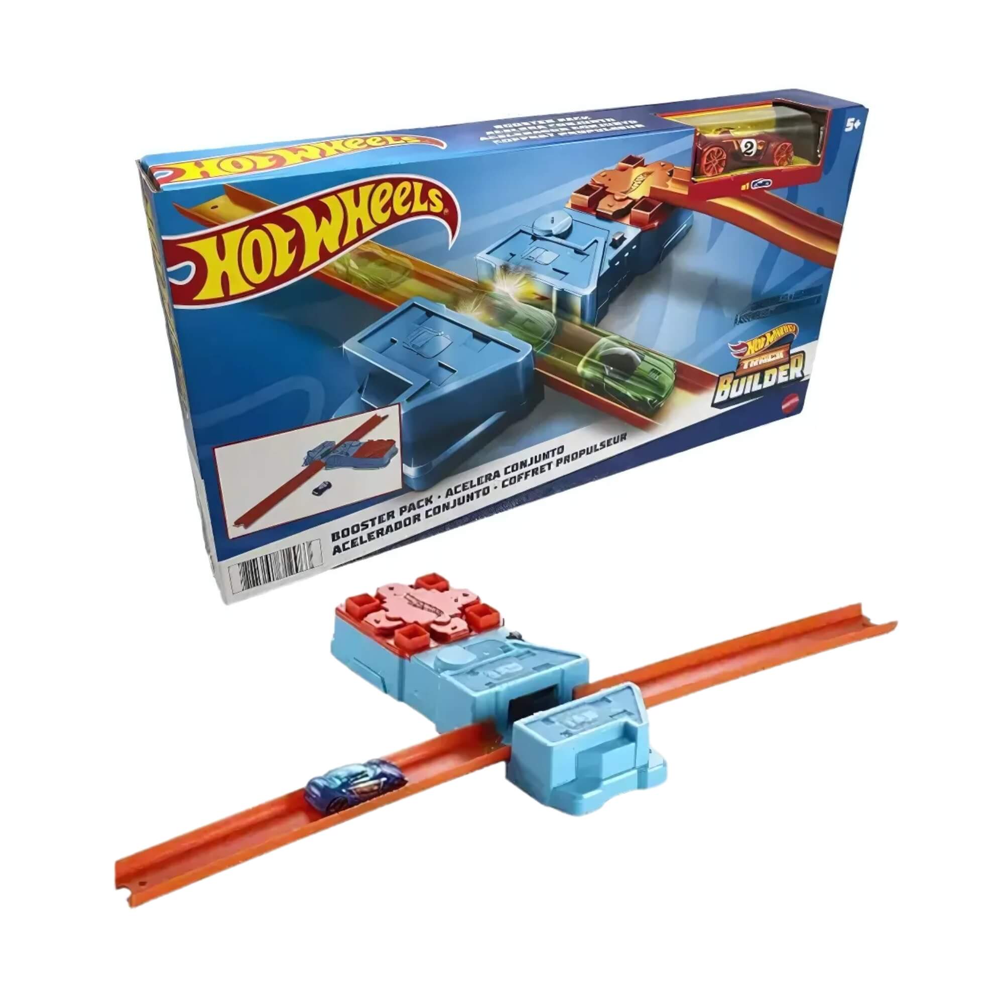 Hot Wheels Track Builder Conjunto Acelerador Turbo Mattel GBN81 - 076609