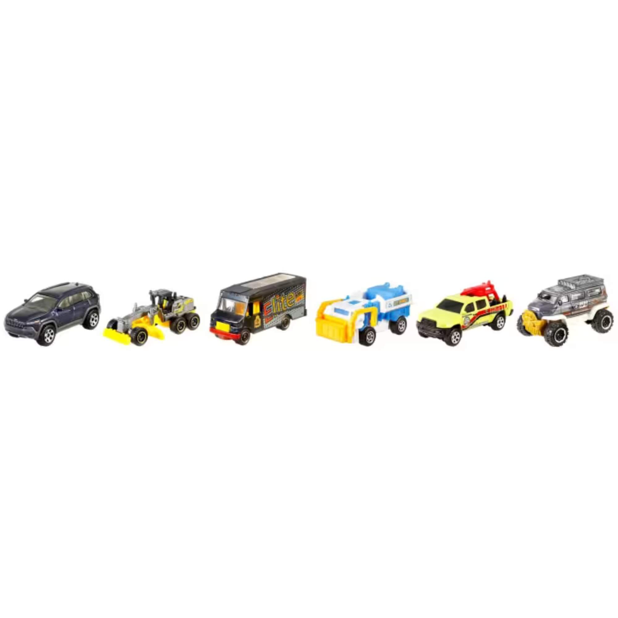 Carrinho Brinquedo Matchbox Veículo Básico Sortido Caixa com 24 Unidades Mattel - 099900