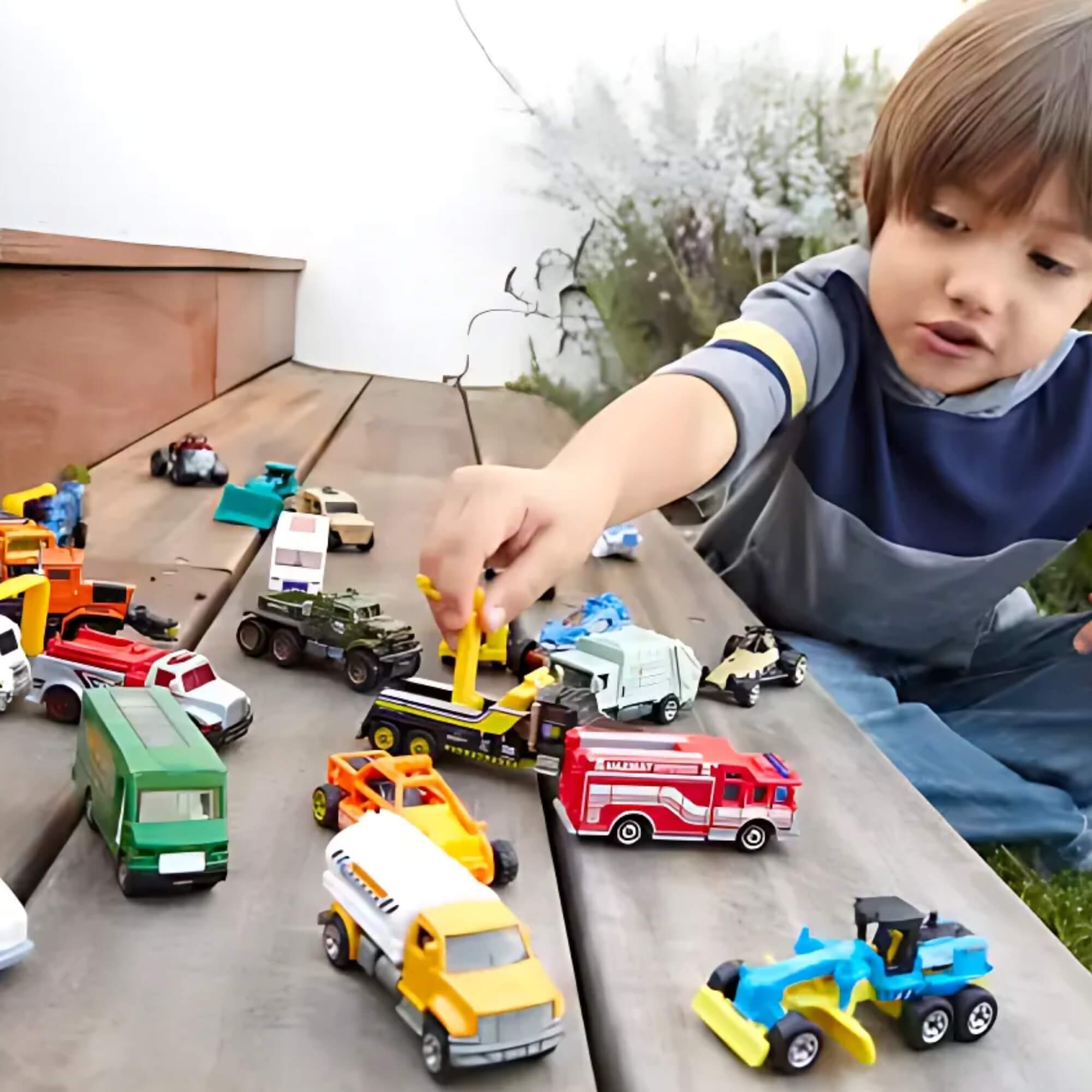 Carrinho Brinquedo Matchbox Veículo Básico Sortido Caixa com 24 Unidades Mattel - 099900